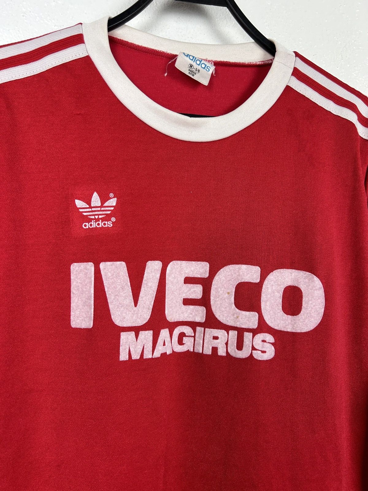 Adidas 80s Adidas Bayern Munchen 1983/84 Home Kit #8 Issue Jersey Size US M / EU 48-50 / 2 - 5 Thumbnail