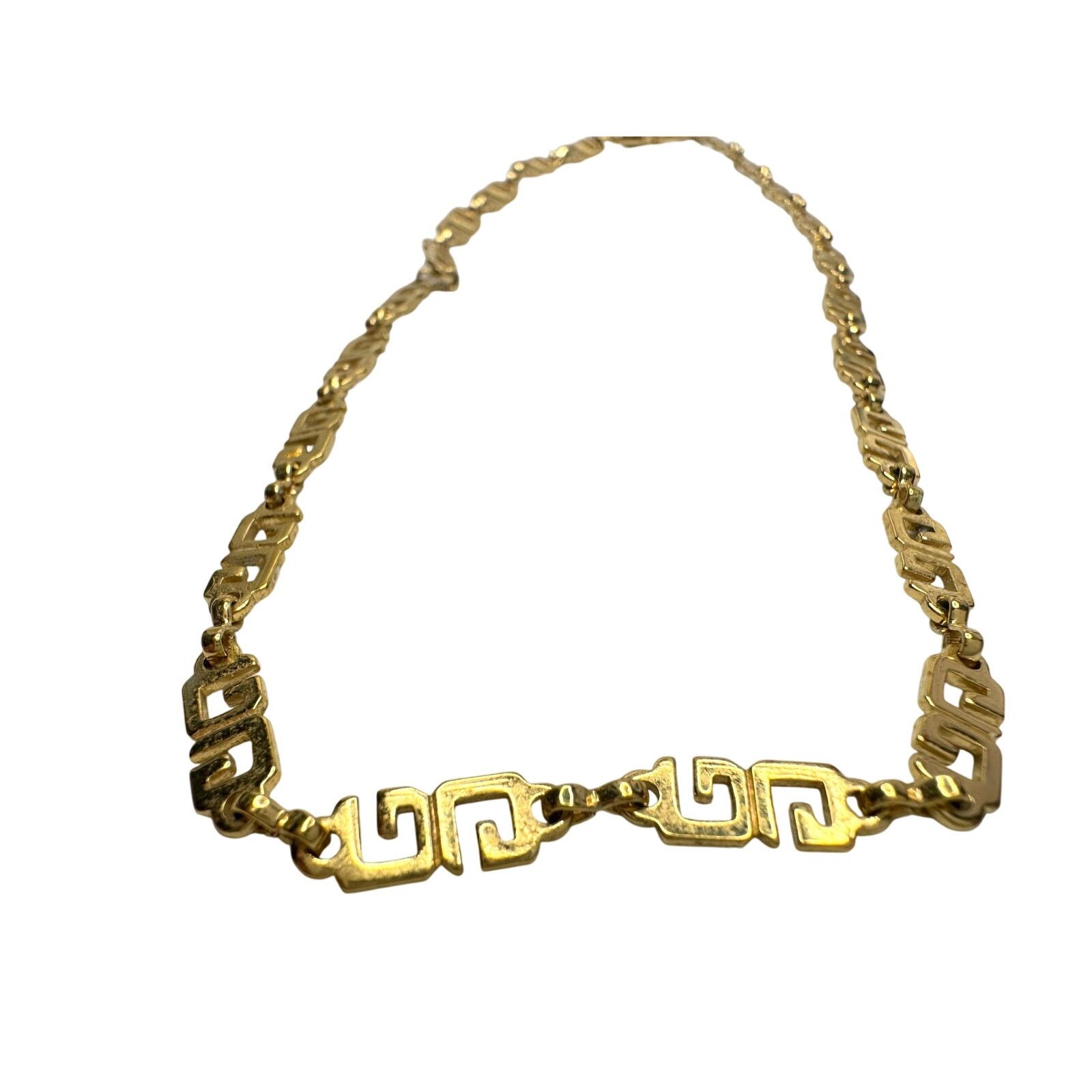 Givenchy Givenchy Gold-Plate GG Necklace - 15" - Vintage Size ONE SIZE - 5 Thumbnail