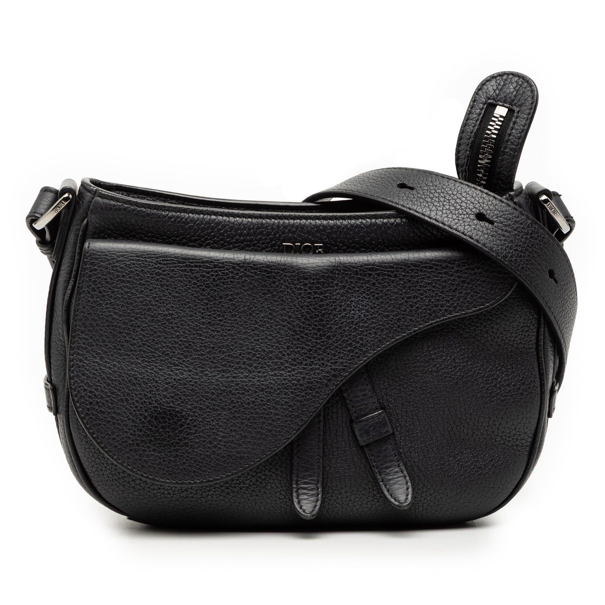 Dior Grained Calfskin Saddle Soft Bag Size ONE SIZE - 1 Thumbnail