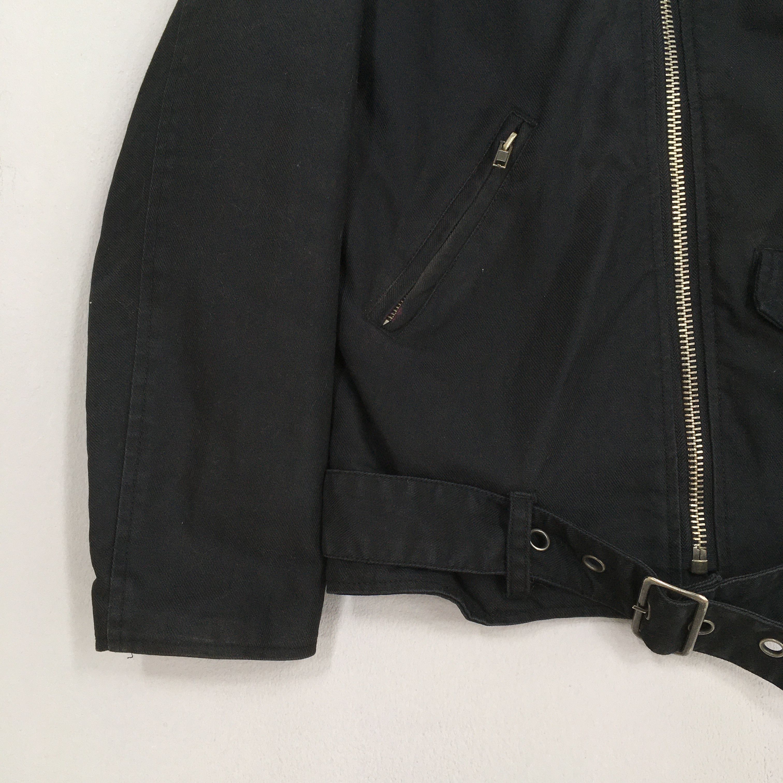 Schott Vintage Double Collar Punk Biker Concert Black Jacket Medium Size US M / EU 48-50 / 2 - 3 Thumbnail
