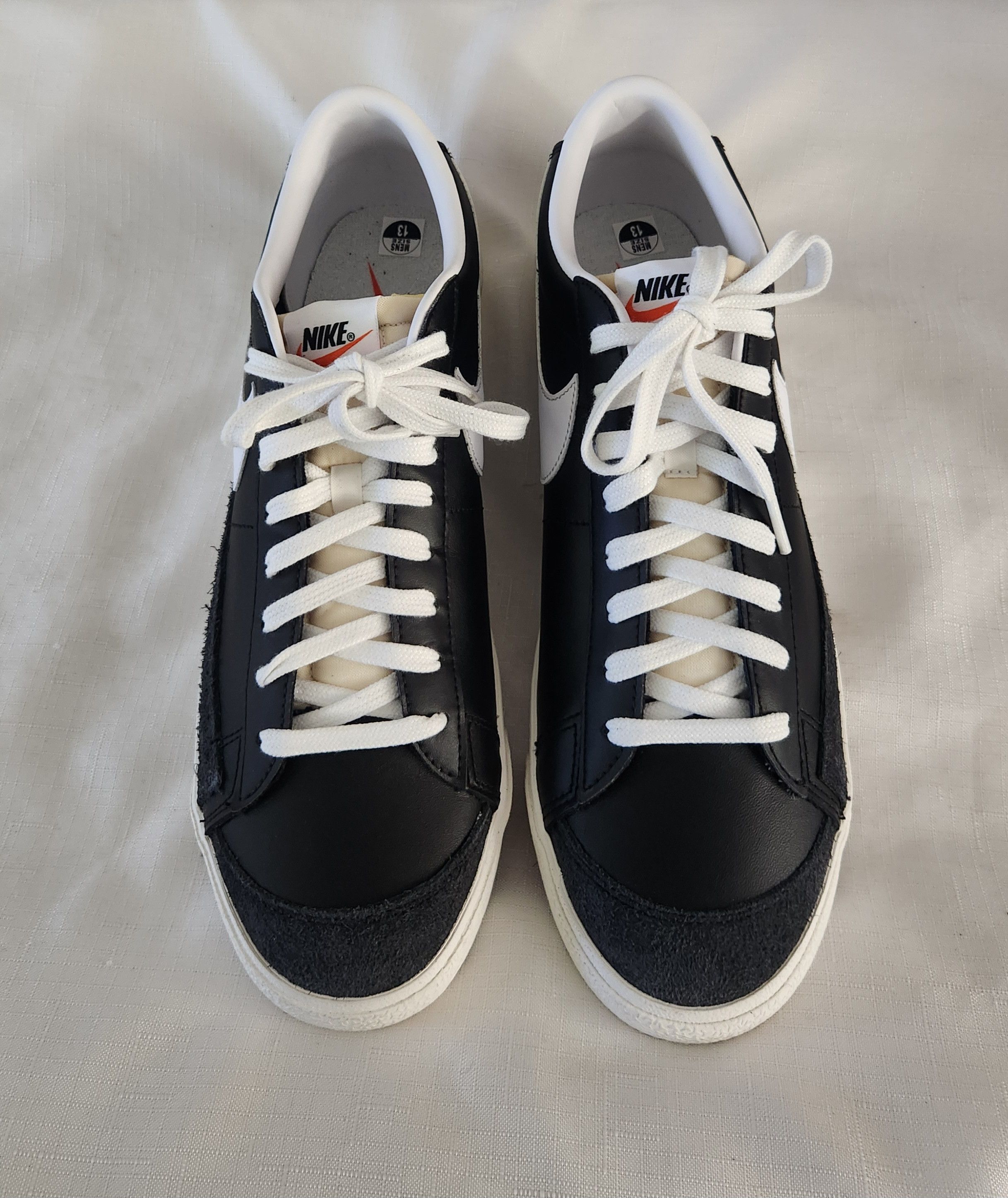 Nike Nike Blazer Low ‘77 VNTG SZ 13 Black White DA6364-001 Size US 13 / EU 46 - 3 Thumbnail