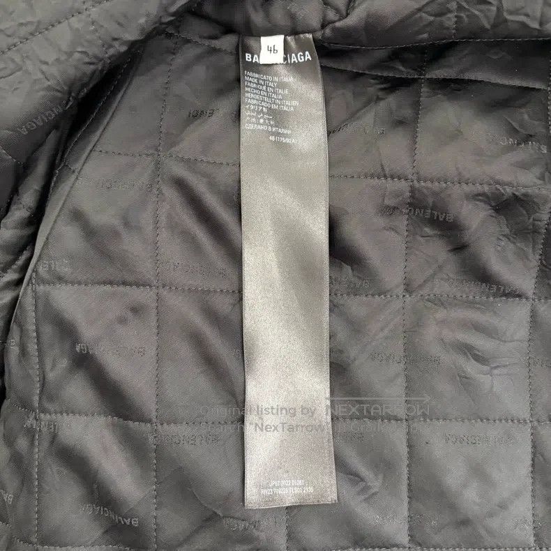Balenciaga Balenciaga Logo Chest Printed Double Zip Sheepskin Hoodie Size US S / EU 44-46 / 1 - 6 Thumbnail