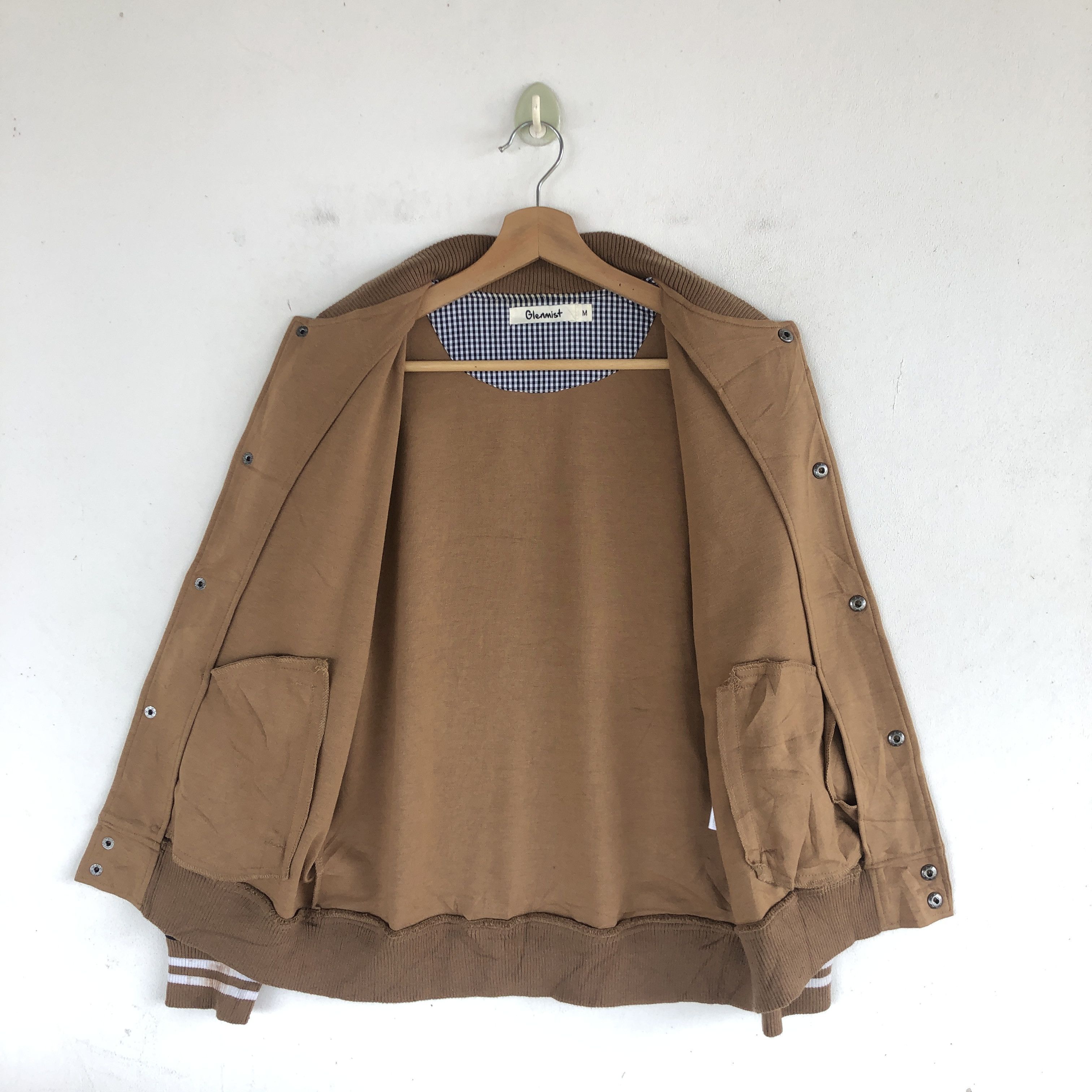 Japanese Brand × Vintage Y2K Japanese Harajuku Varsity Sweater Button Up Sweatshirt Size M / US 6-8 / IT 42-44 - 5 Thumbnail