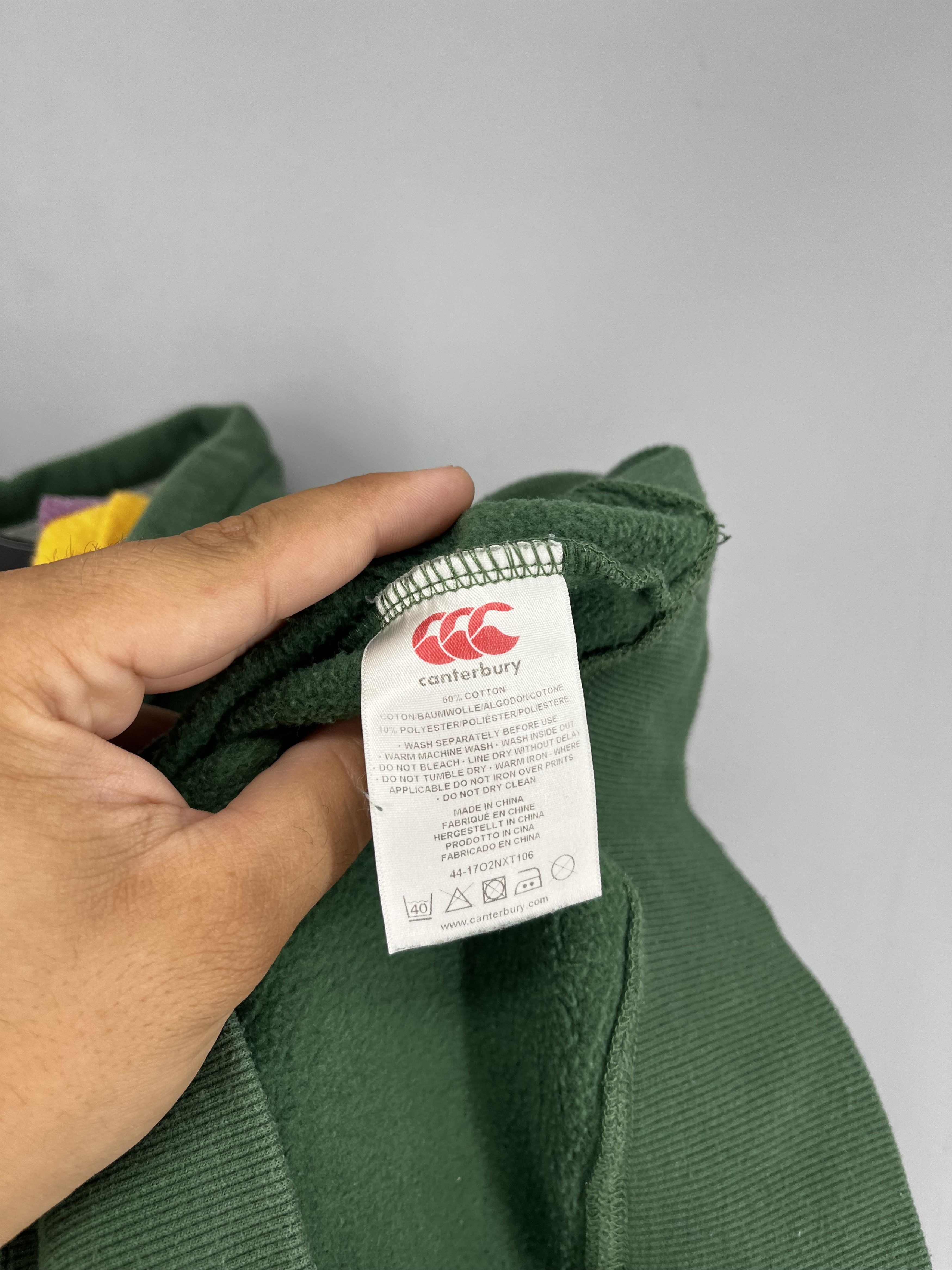 Other Vintage Canterbury Of New Zealand Rugby Green Hoodie M Size US M / EU 48-50 / 2 - 11 Thumbnail