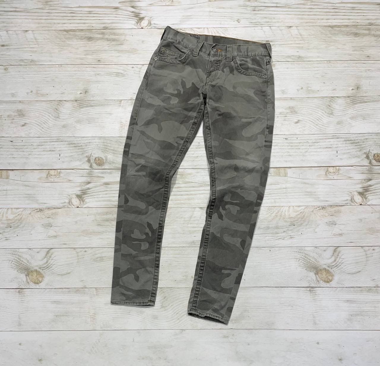 True Religion Vintage True Religion Geno Denim Jeans Camo Y2K Size US 30 / EU 46 - 3 Thumbnail