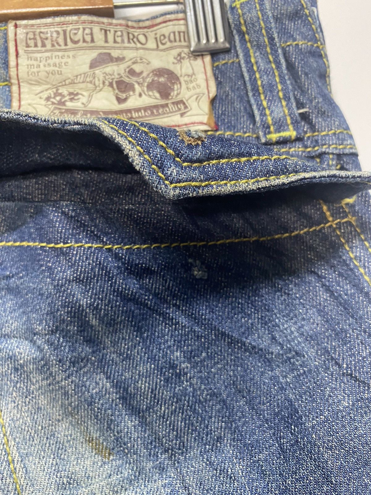 Japanese Brand Africa Taro Jeans AFT Denim Jeans Pant Sz 30 Size 30" / US 8 / IT 44 - 11 Thumbnail