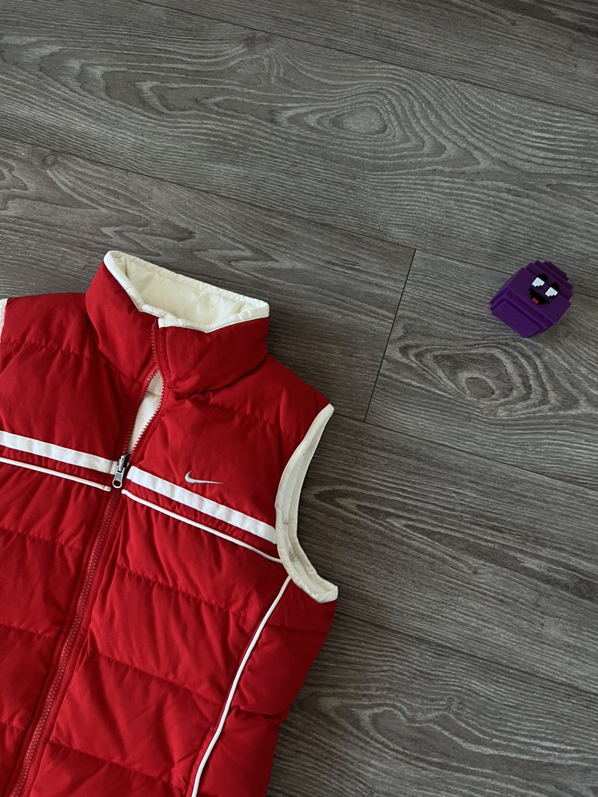 Vintage ‼️Vintage Embroidered Swoosh Logo Insulated Reversible Vest‼️ Size S / US 4 / IT 40 - 8 Thumbnail