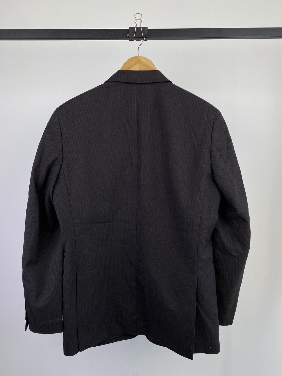 Yohji Yamamoto Vintage 90's Yohji Yamamoto Durban Pinstripe Blazer Jacket Size US M / EU 48-50 / 2 - 5 Thumbnail