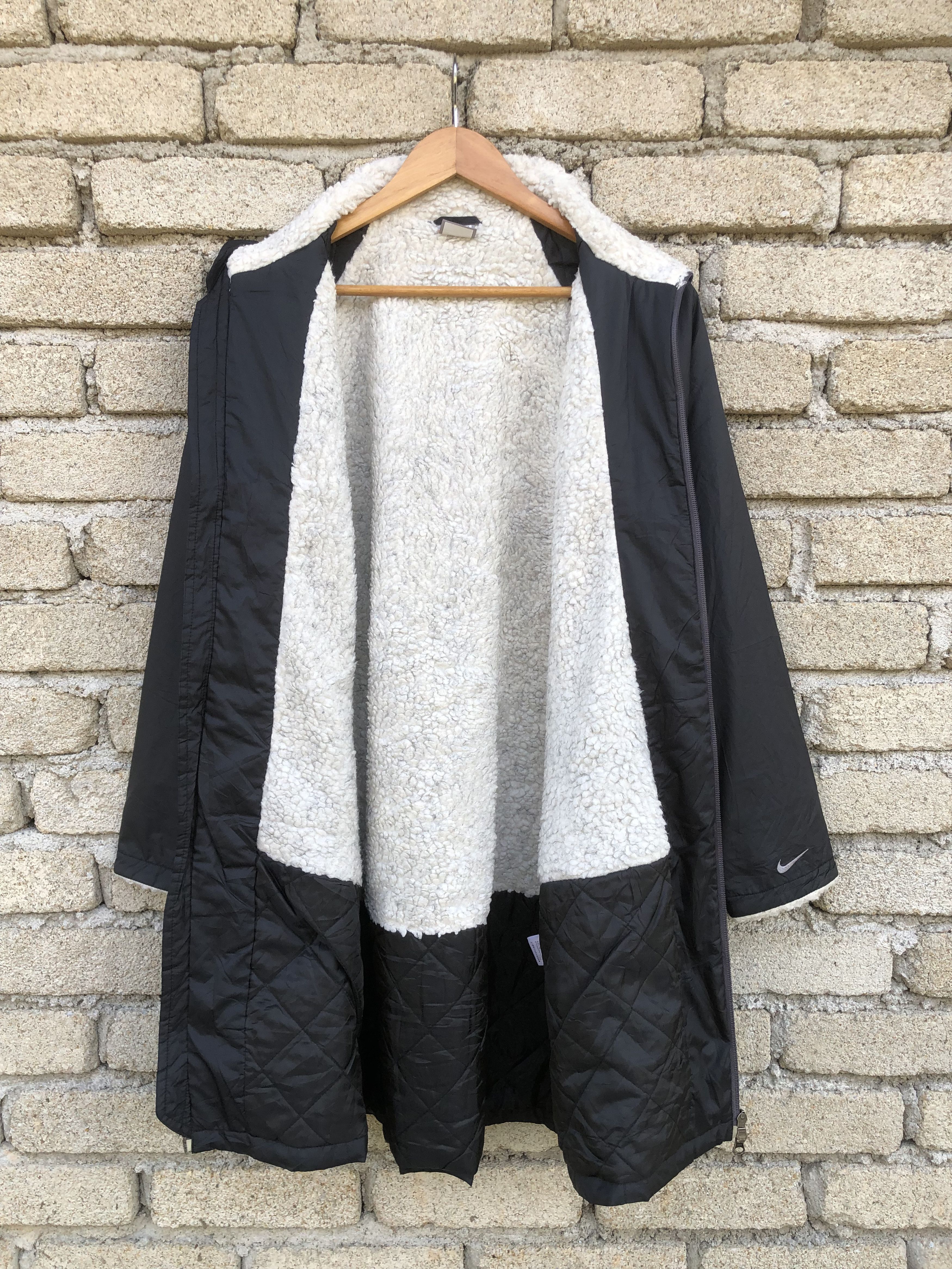 Nike Vintage Nike Swoosh Small Logo Zipper Long Jacket Size M / US 6-8 / IT 42-44 - 2 Thumbnail