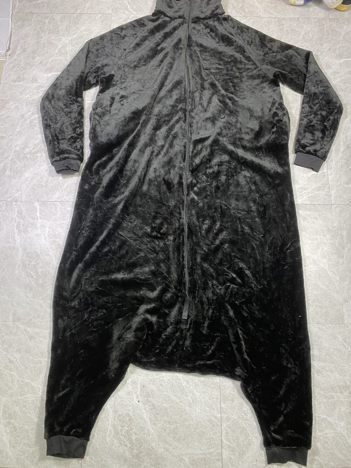 Japanese Brand Black Bauhutte gaming blanket zipper pull oversize. Pit 28.5 Size US XXL / EU 58 / 5 - 2 Thumbnail