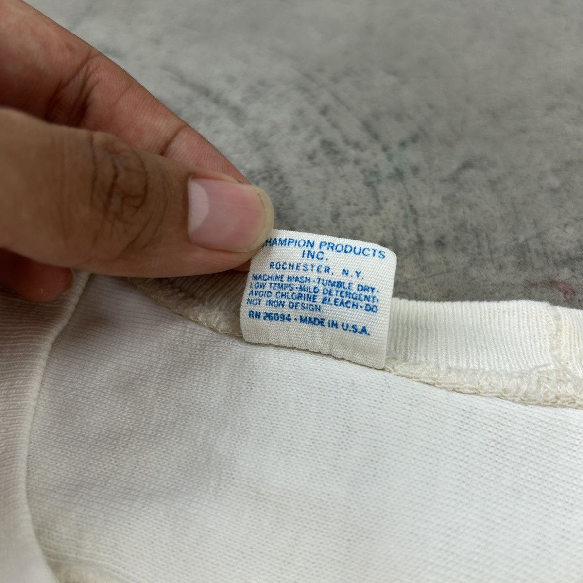 Champion × Vintage 1970s Champion Blue Bar Rugby Shirt Size US M / EU 48-50 / 2 - 19 Thumbnail