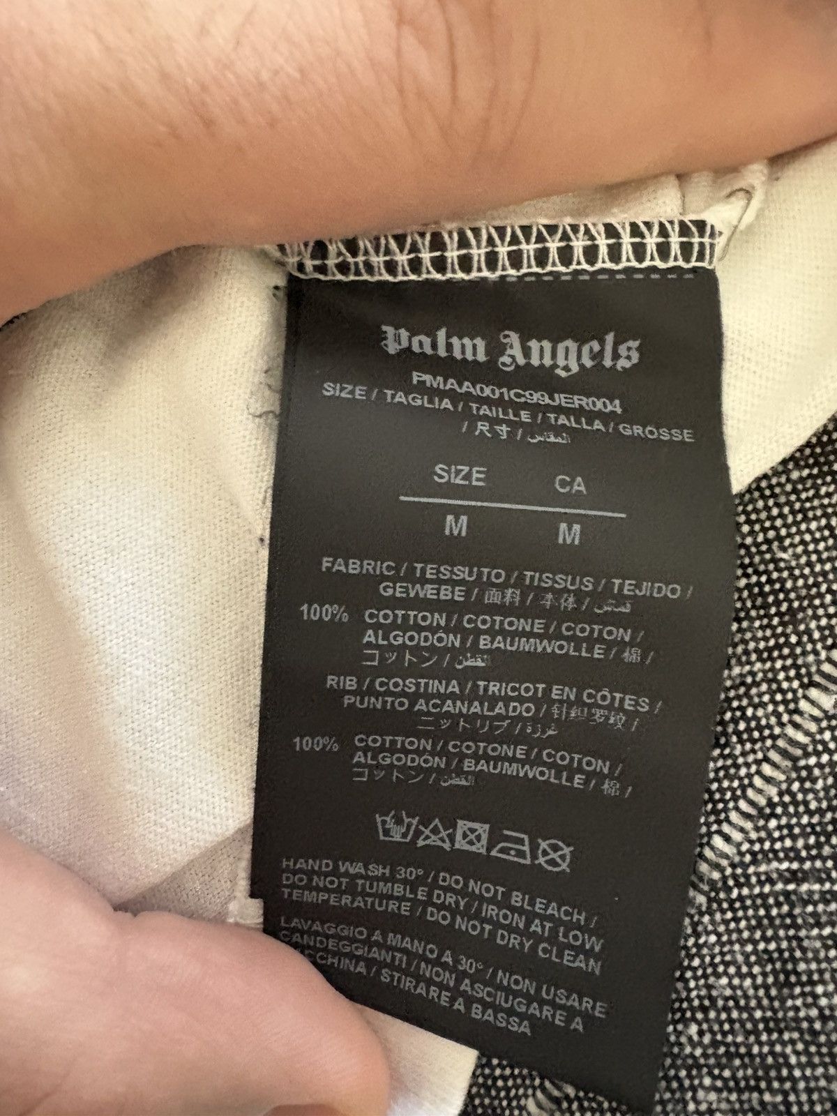 Palm Angels Palm Angels White T-Shirt – Size M – Excellent Condition Size US M / EU 48-50 / 2 - 10 Thumbnail