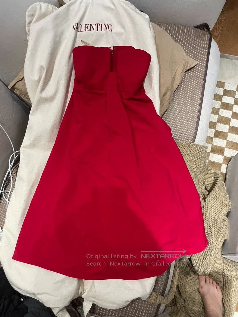 Valentino Valentino Little red dress Size S / US 4 / IT 40 - 4 Thumbnail