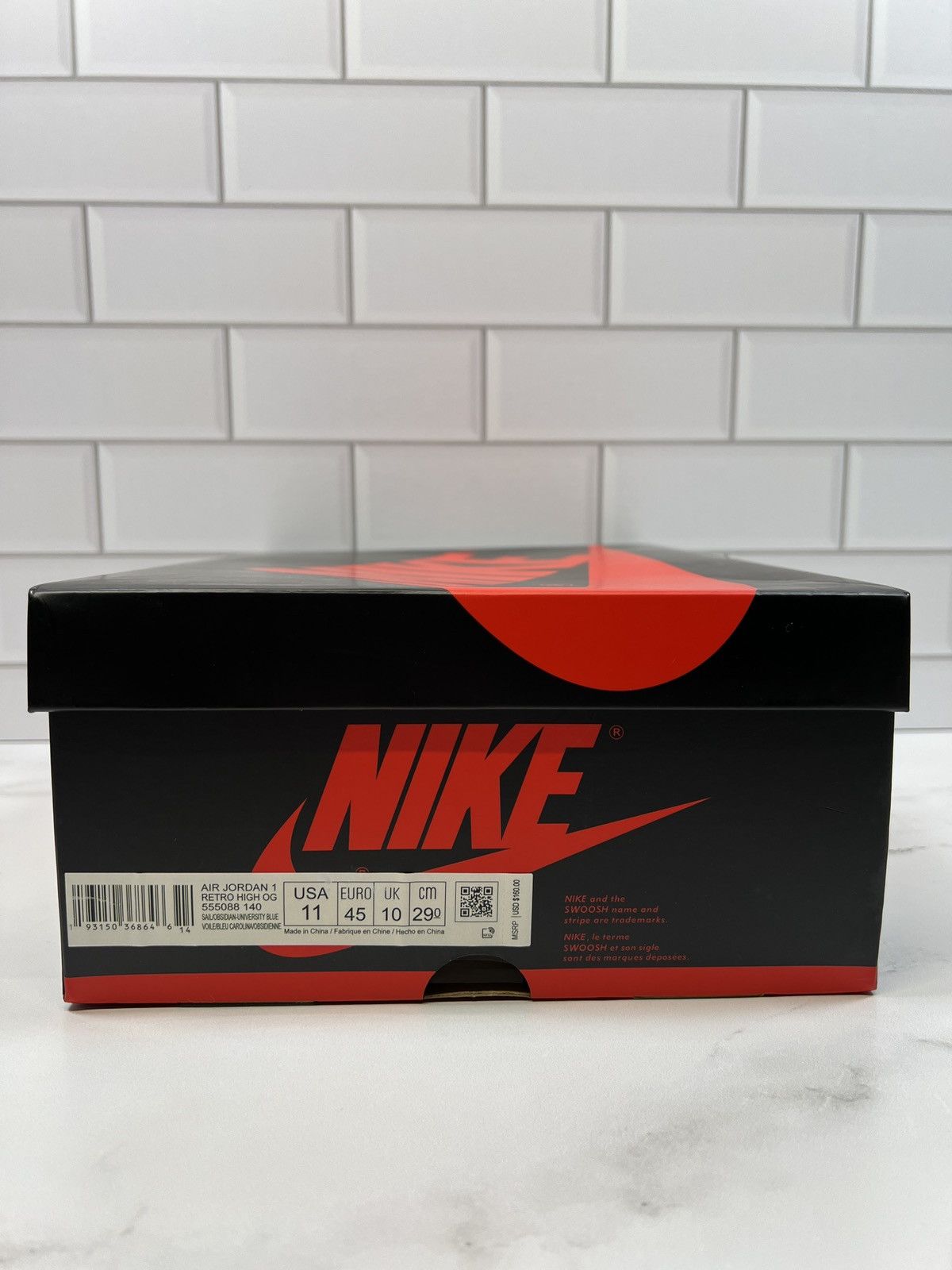 Jordan Brand Nike Retro Air Jordan Obsidian Obsidians UNC Navy Blue 1s 1 Size US 11 / EU 44 - 9 Thumbnail