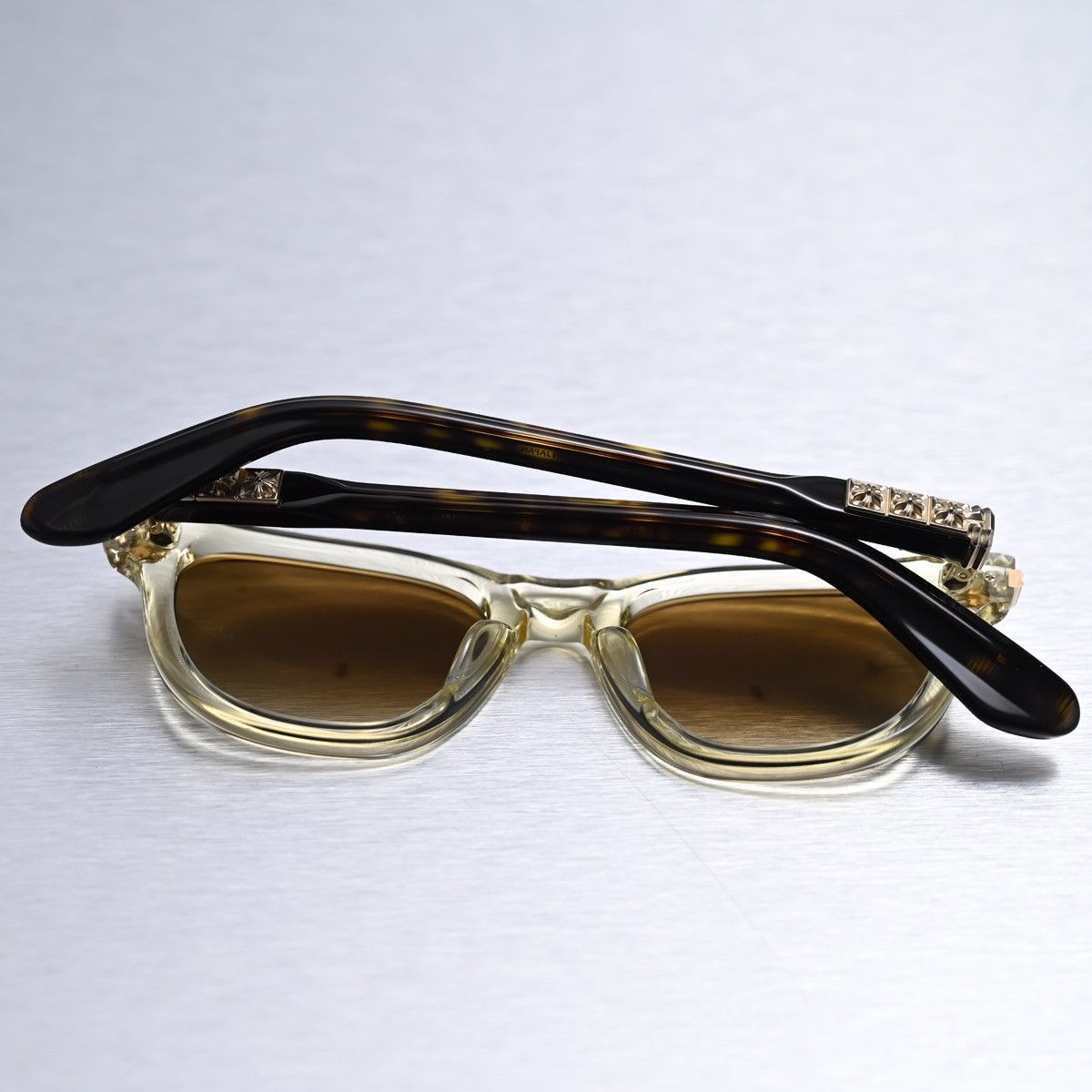 Chrome Hearts CHROME HEARTS SMOKE SHOW PALE ALE - DARK TOTOISESUNGLASSES Size ONE SIZE - 10 Thumbnail