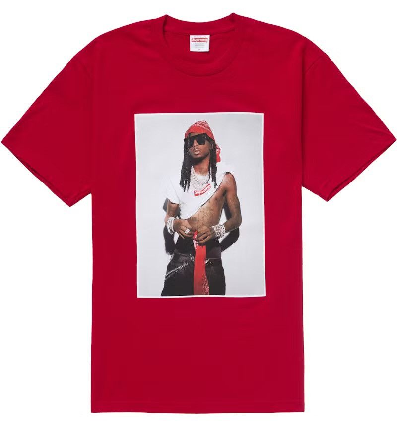 Supreme SUPREME PLAYBOI CARTI TEE RED M Size US M / EU 48-50 / 2 - 1 Thumbnail