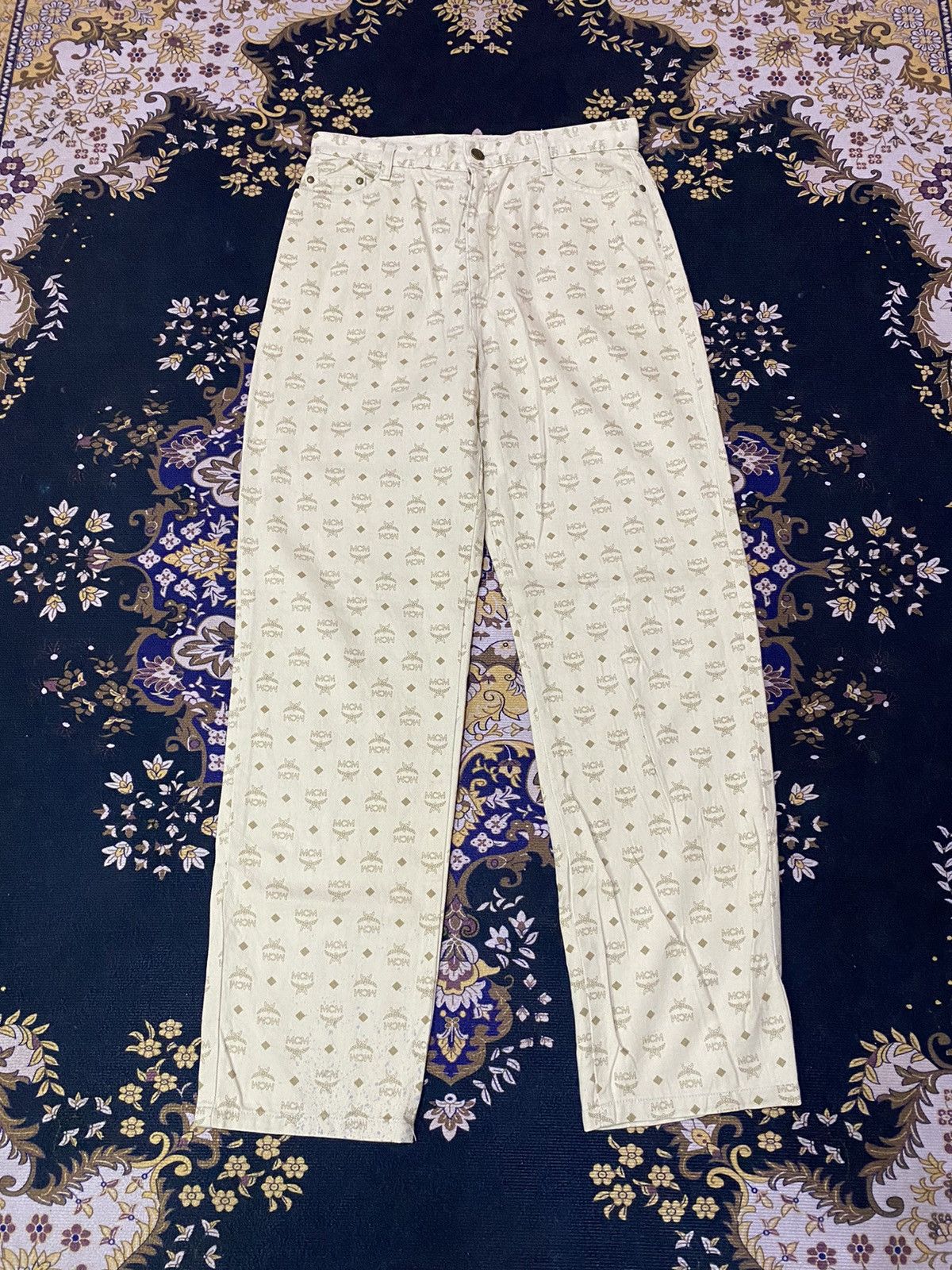 MCM MCM Monogram Jeans Size 29" - 1 Thumbnail