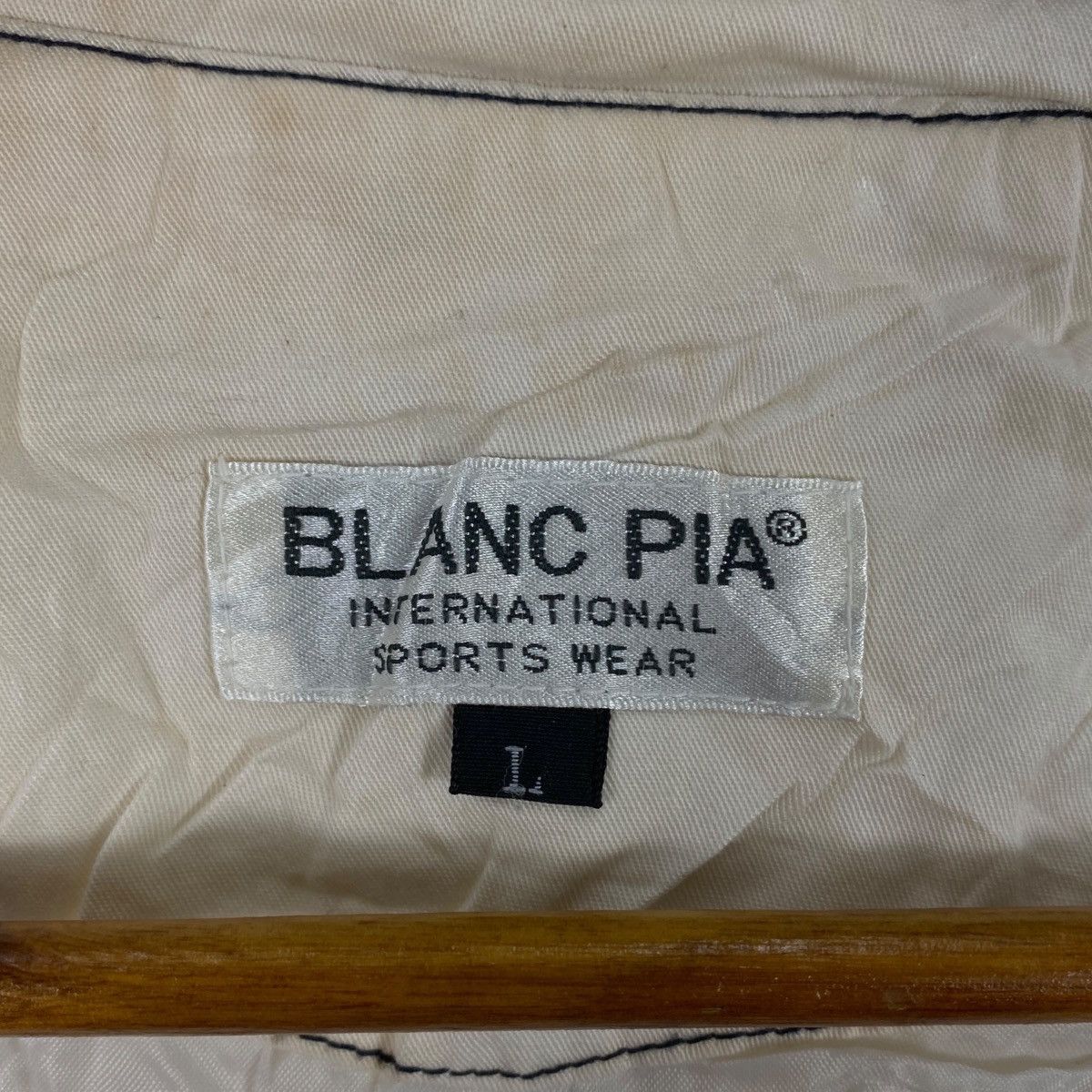 Vintage Vintage BLANC PIA SPORT Racing Team F1 Jacket Parka Outdoor Size US L / EU 52-54 / 3 - 6 Thumbnail