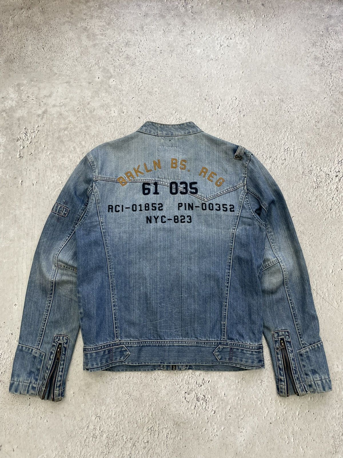 Diesel Diesel style distressed denim zipper jacket y2k hype Size US M / EU 48-50 / 2 - 9 Thumbnail