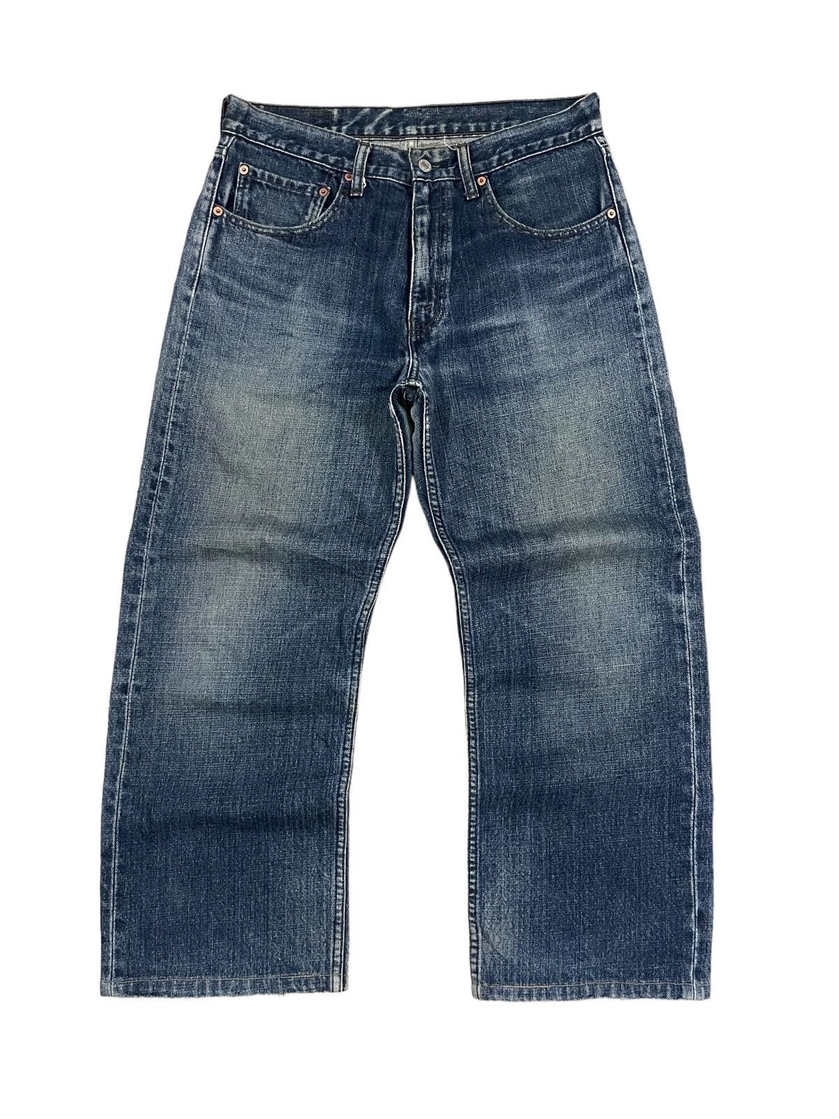 Levi's Vintage Levi’s Stone Wash Denim Baggy Straight Cut Jeans Size US 32 / EU 48 - 5 Thumbnail