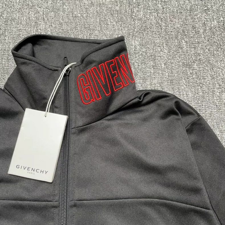 Givenchy Givenchy Size 40Collar Embroidered Logo Black School Jacket Size US M / EU 48-50 / 2 - 4 Thumbnail