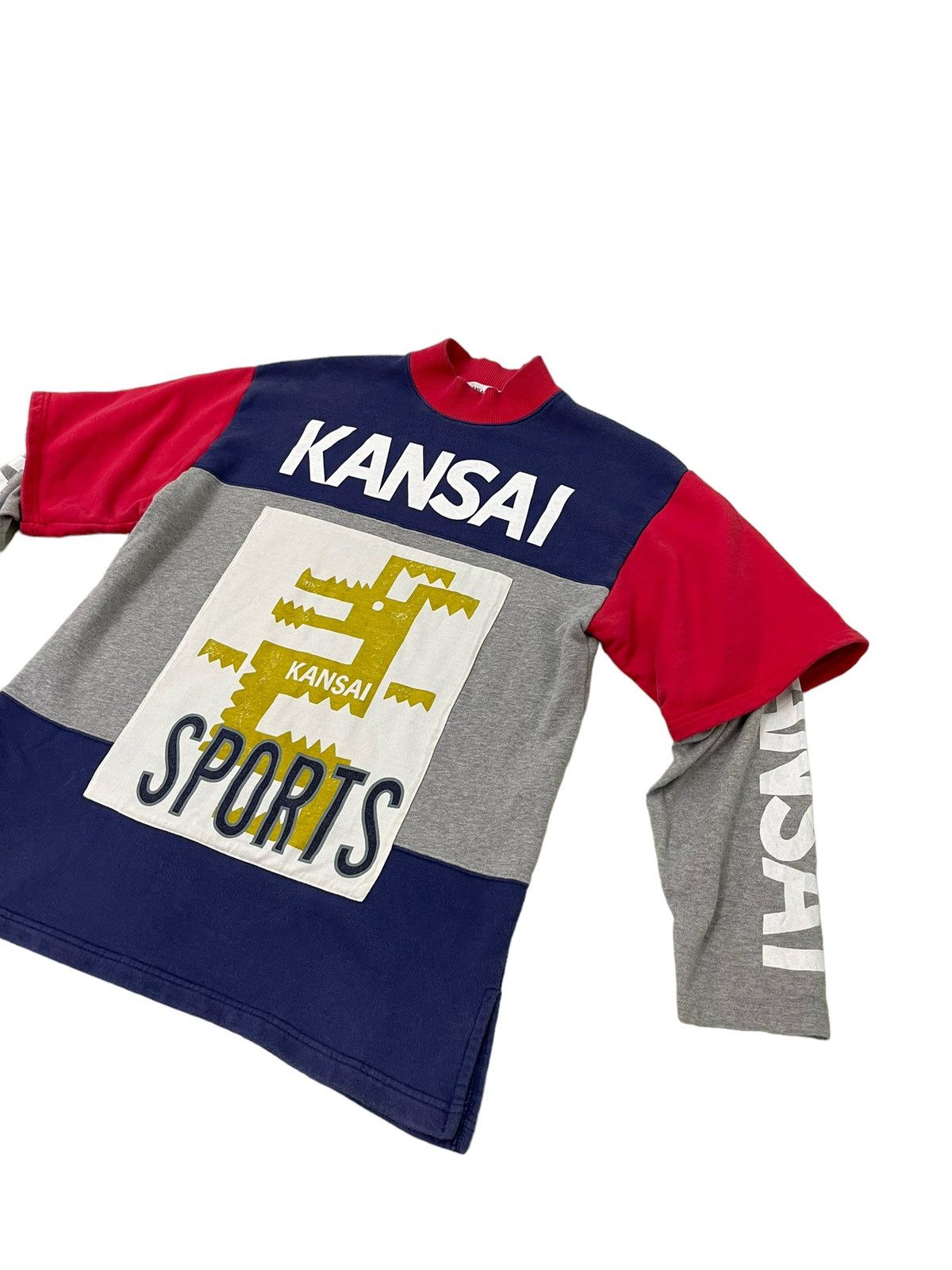 Japanese Brand Vtg Kansai Dragon Crewneck Sweatshirt Multicolour 5🟩5 Size US M / EU 48-50 / 2 - 3 Thumbnail