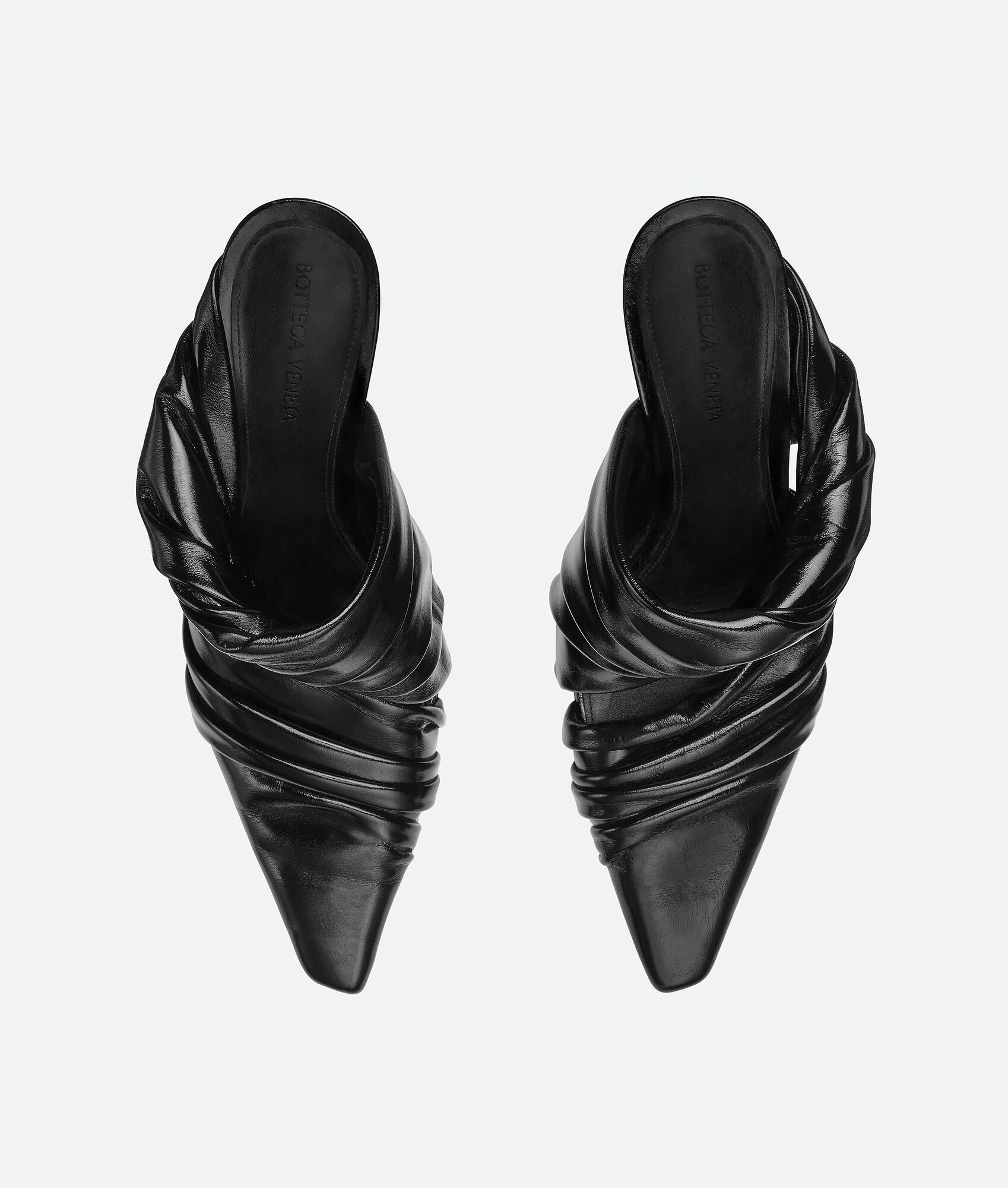 Bottega Veneta o1bcso1str0725 Bunnie Mules in Black Size US 10 / IT 40 - 5 Thumbnail