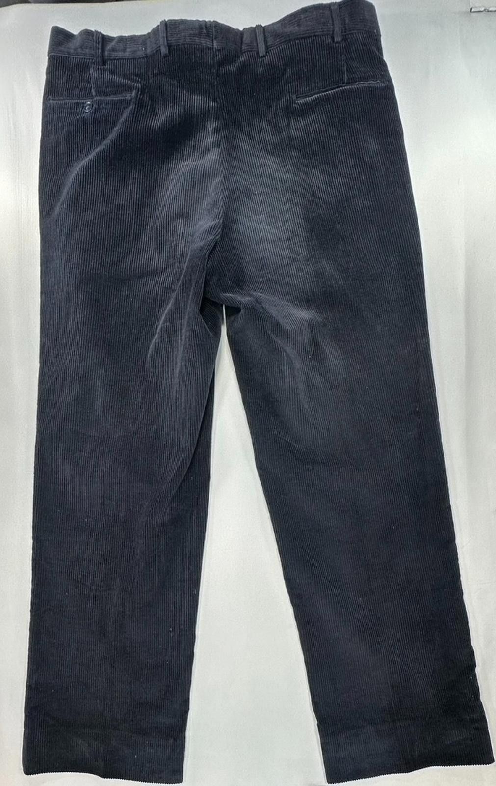 Brooks Brothers Brooks Brothers Pleated Corduroy Dress Pants Black 40/32 Size US 40 / EU 56 - 2 Thumbnail
