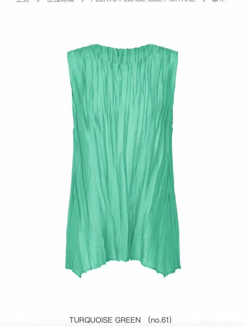 Issey Miyake Issey Miyake Green vest Size S / US 4 / IT 40 - 1 Thumbnail