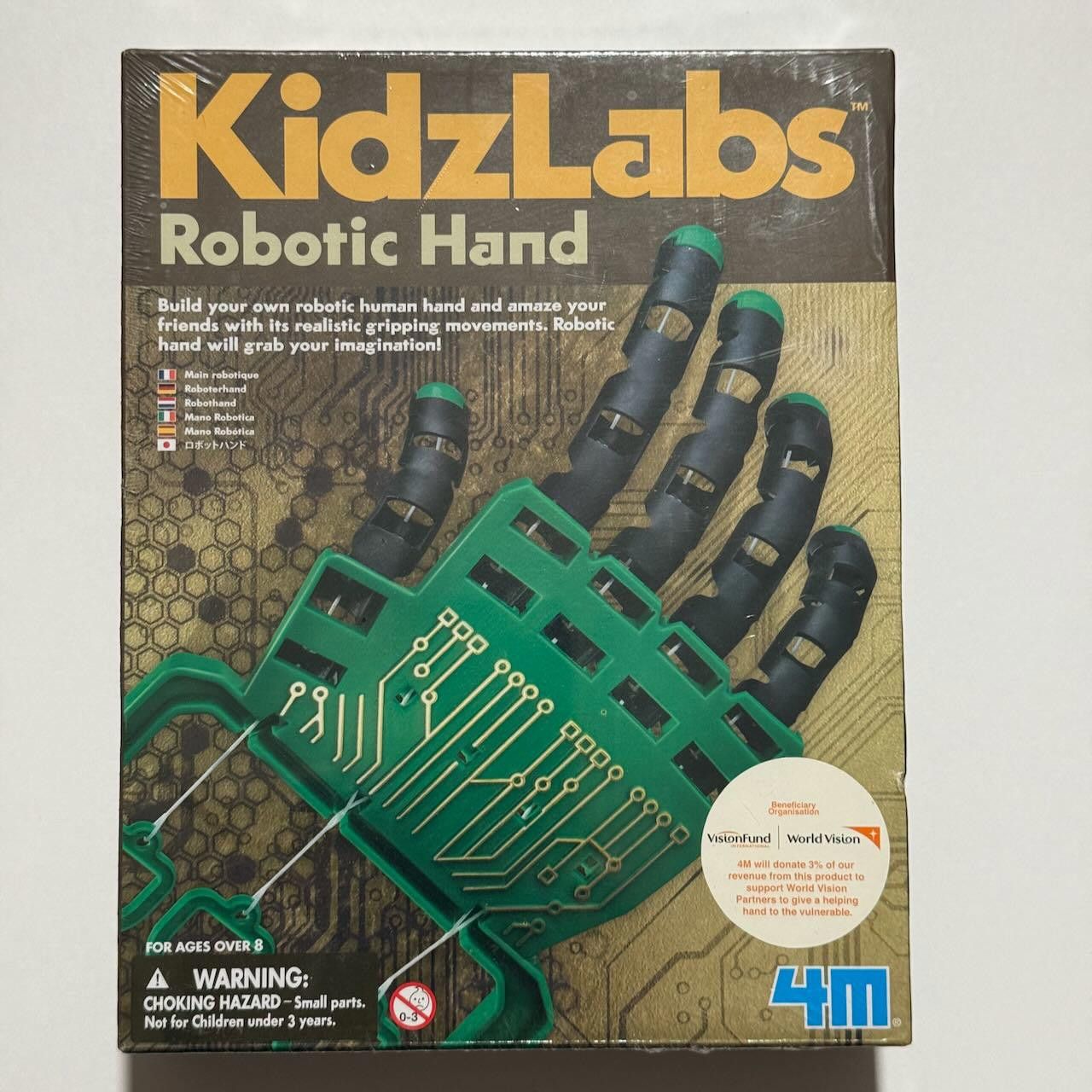 Designer KidzLabs Robotic Hand Model Kit STEM Learning Sealed New Size ONE SIZE - 1 Thumbnail