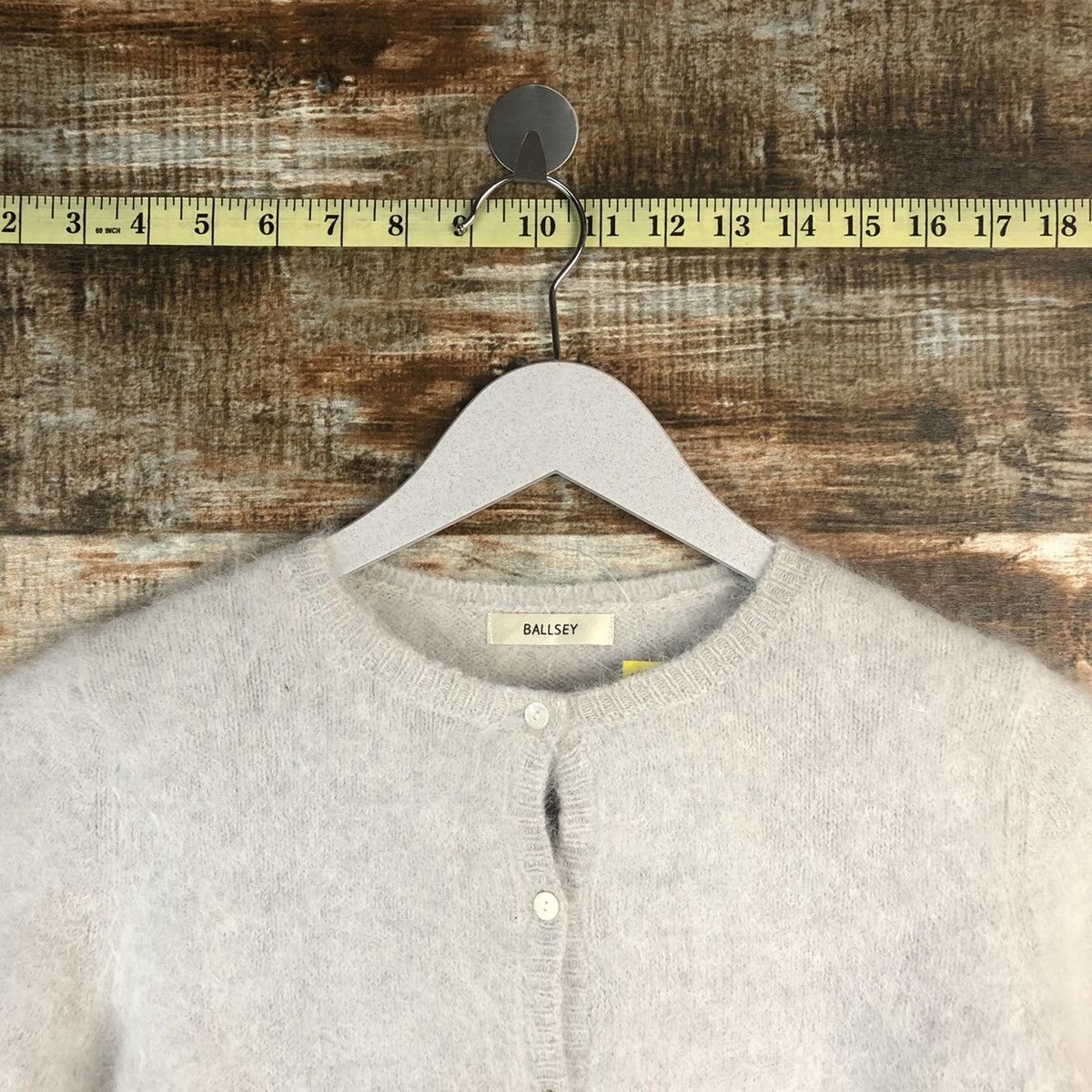 Homespun Knitwear × Japanese Brand Ballsey Grey Cardigans Knitwear #A1321 Size XS / US 0-2 / IT 36-38 - 4 Thumbnail