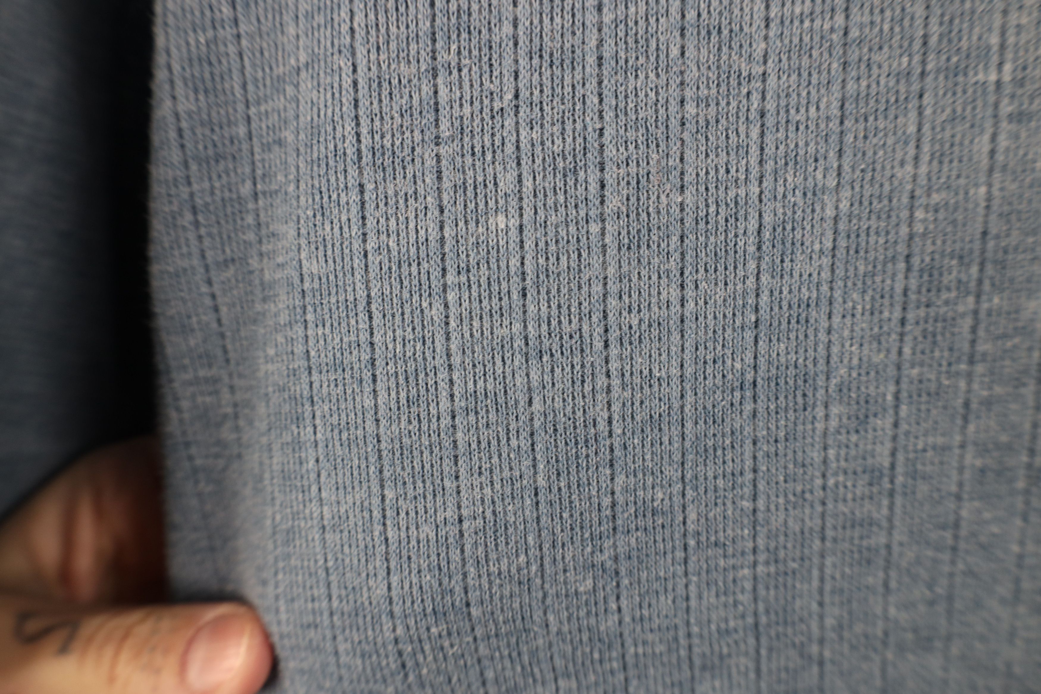 Vintage Vintage 90s Streetwear Chambray Pullover Polo Shirt Blue Size US M / EU 48-50 / 2 - 10 Thumbnail