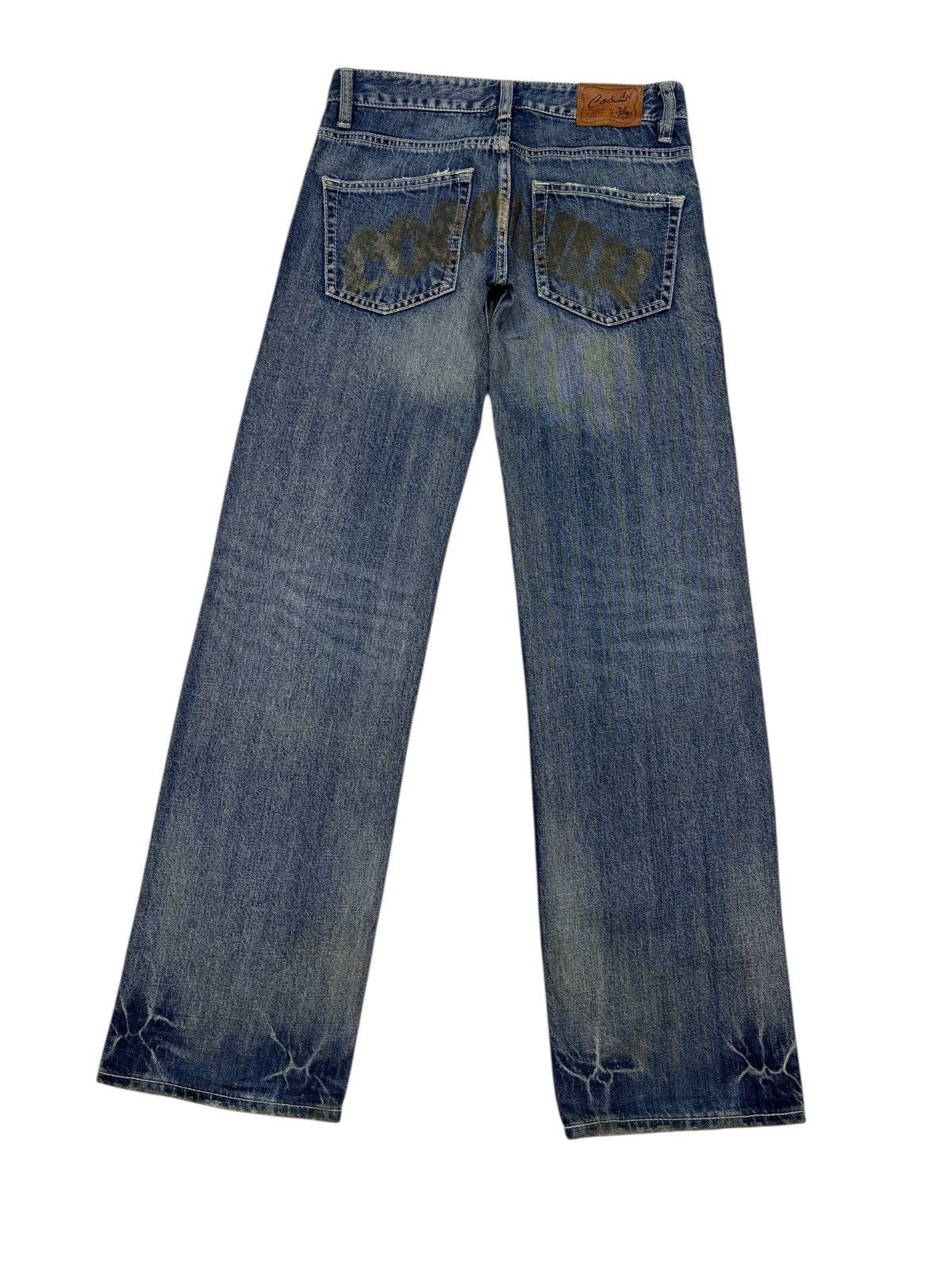 Kapital Cocolulu Slim Regular Clawmark Distressed Denim Jeans Size US 30 / EU 46 - 8 Thumbnail