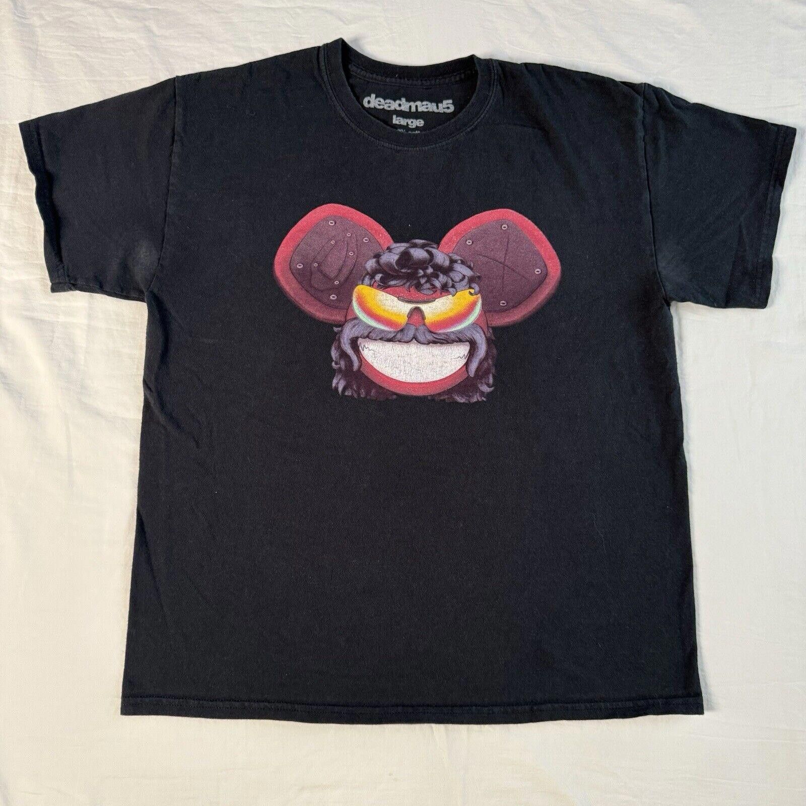 Designer Ultra Rare deadmau5 T-Shirt Size L Official EDM Size US L / EU 52-54 / 3 - 1 Thumbnail