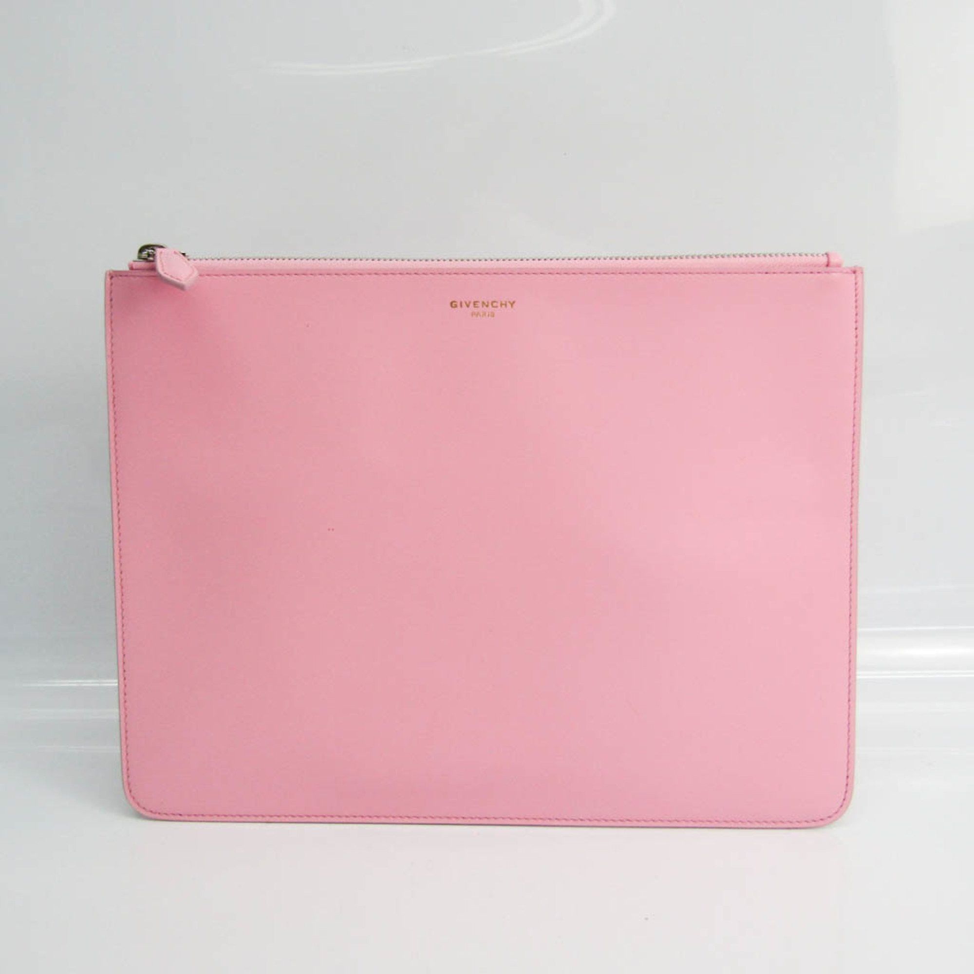 Givenchy Givenchy Women's Leather Clutch Bag Pink Size ONE SIZE - 1 Thumbnail