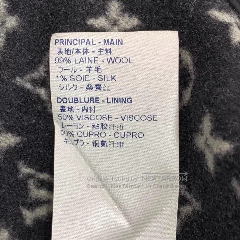 Louis Vuitton Louis Vuitton Wool lapel long-sleeve belted coat with pres Size XS / US 0-2 / IT 36-38 - 8 Thumbnail