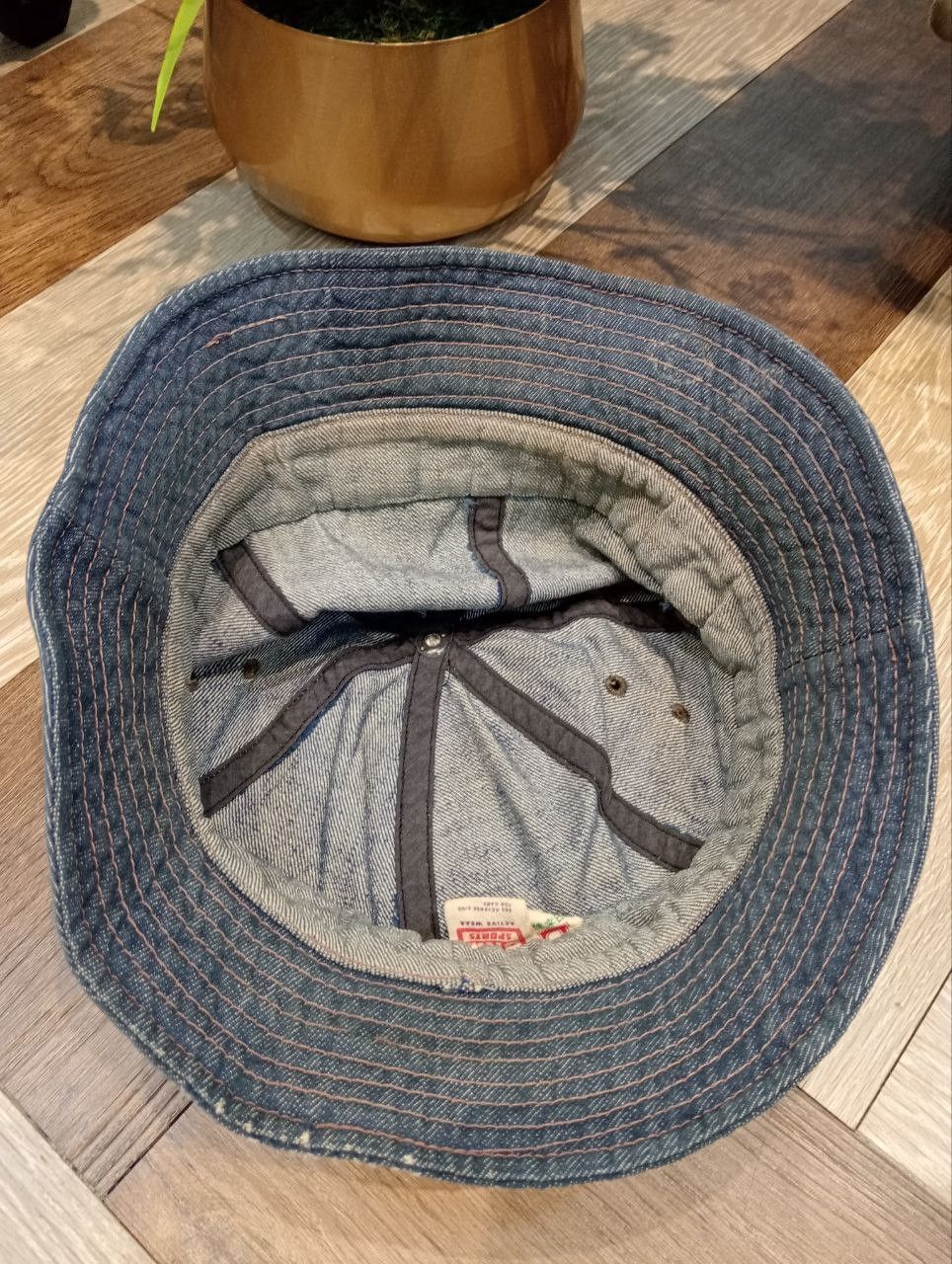 Denime DENIME JAPAN DNM SPORTS BLUE DENIM BUCKET HAT Size ONE SIZE - 5 Thumbnail