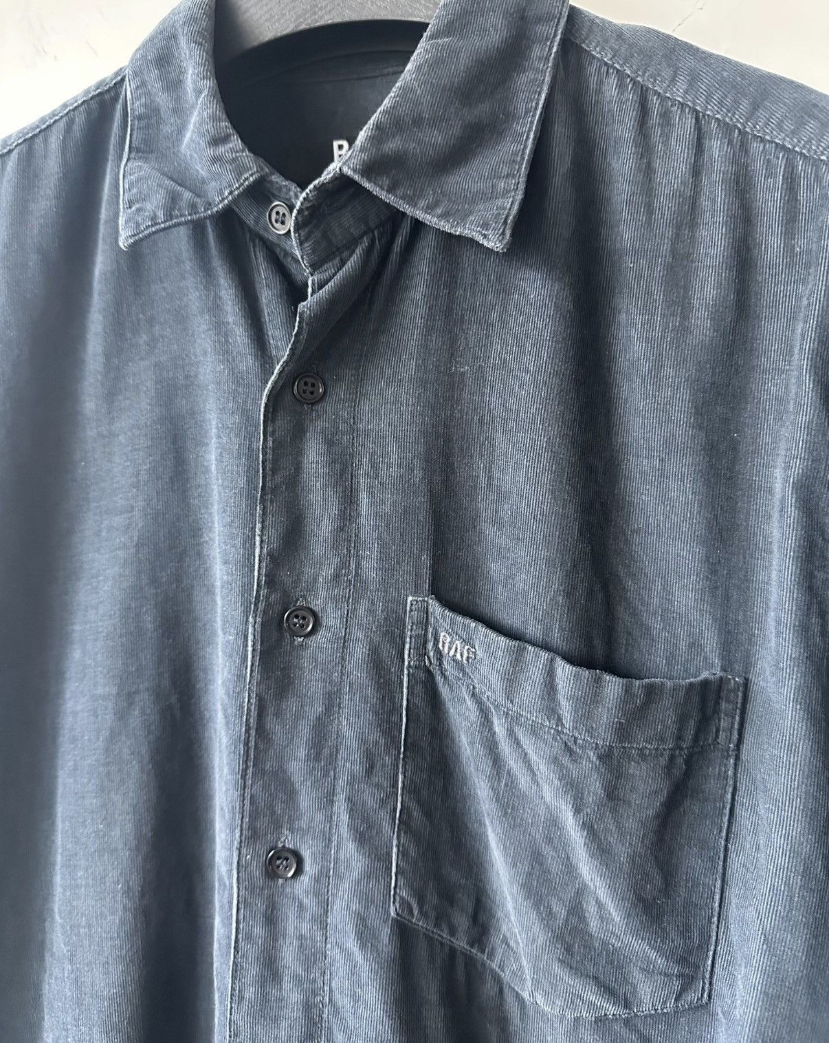 Raf Simons Raf Simons RAF by Raf Simons corduroy slim logo shirt K7 Size US XS / EU 42 / 0 - 4 Thumbnail