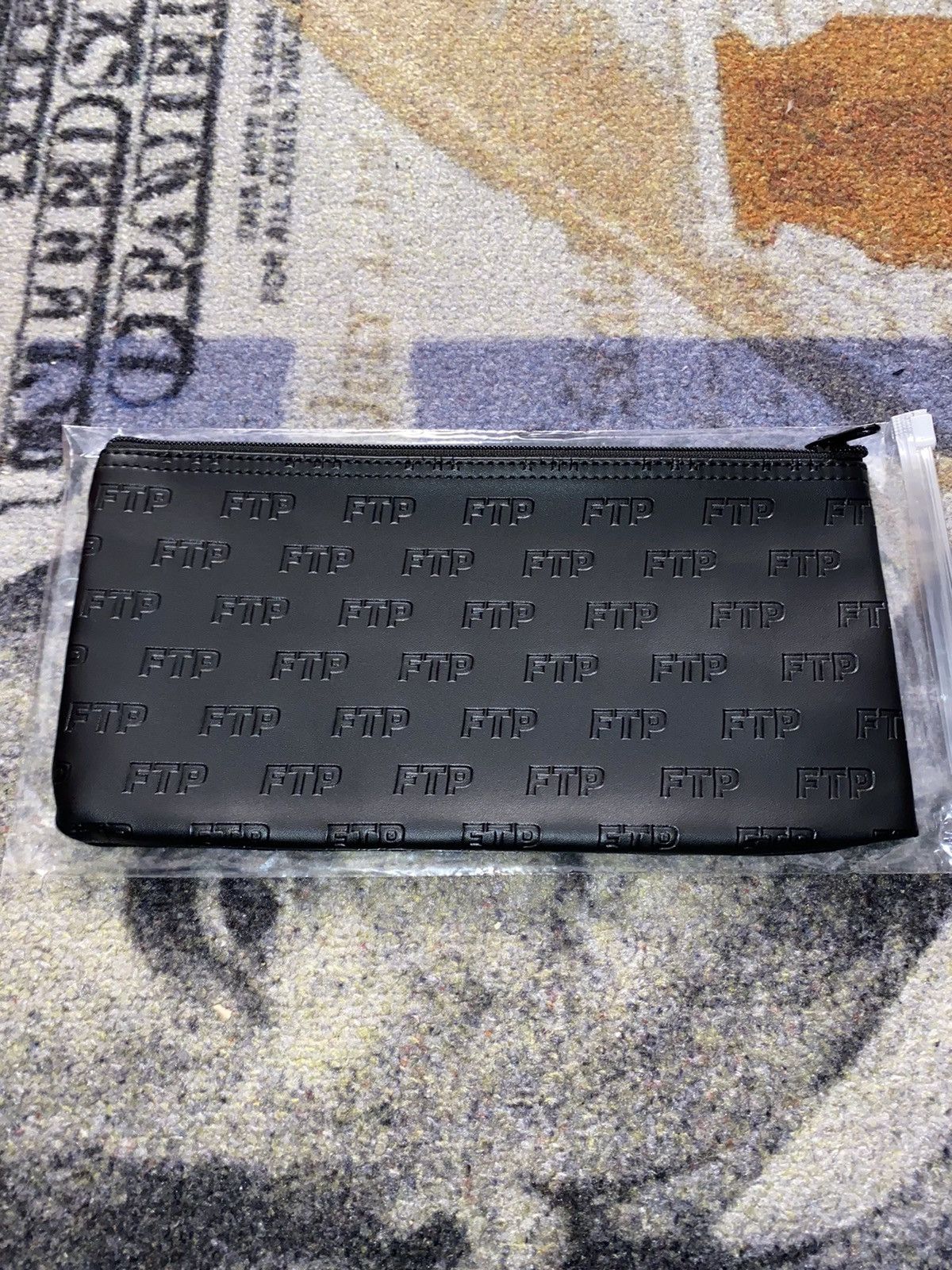 Fuck The Population FTP DEBOSSED ALL OVER MONEY BAG (SMALL) Size ONE SIZE - 3 Thumbnail