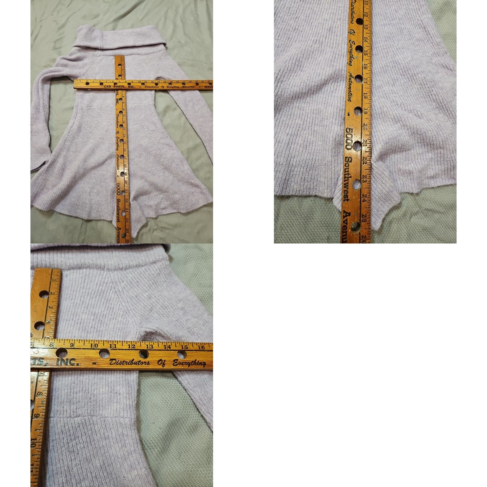Urban Outfitters VINTAGE Urban Outfitters Romper Womens Medium Purple Sweater Knit Grace Off The Shoulder Size M / US 6-8 / IT 42-44 - 9 Thumbnail
