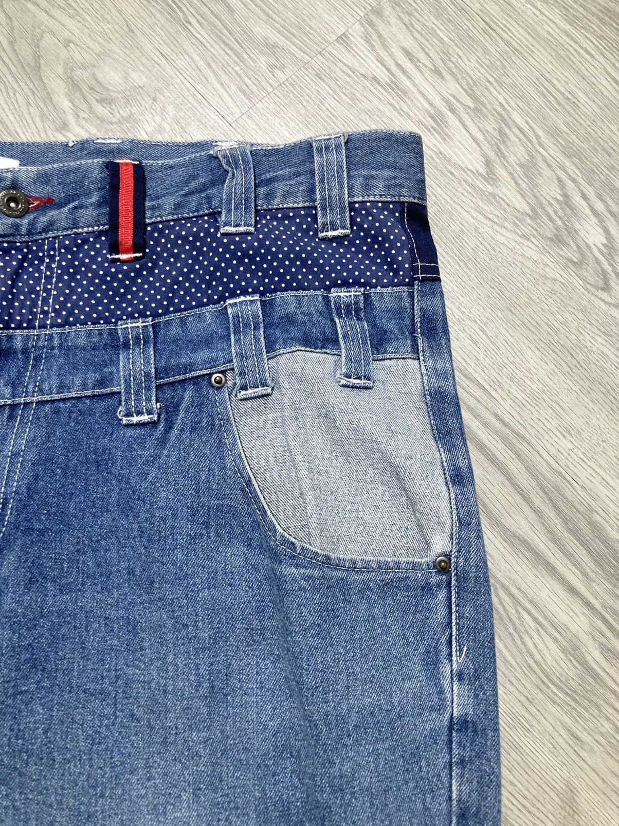 Le Grande Bleu (L.G.B.) 2000s B One Soul Japanese Double Waist Carrot Jeans Pant Lgb Size US 37 - 10 Thumbnail