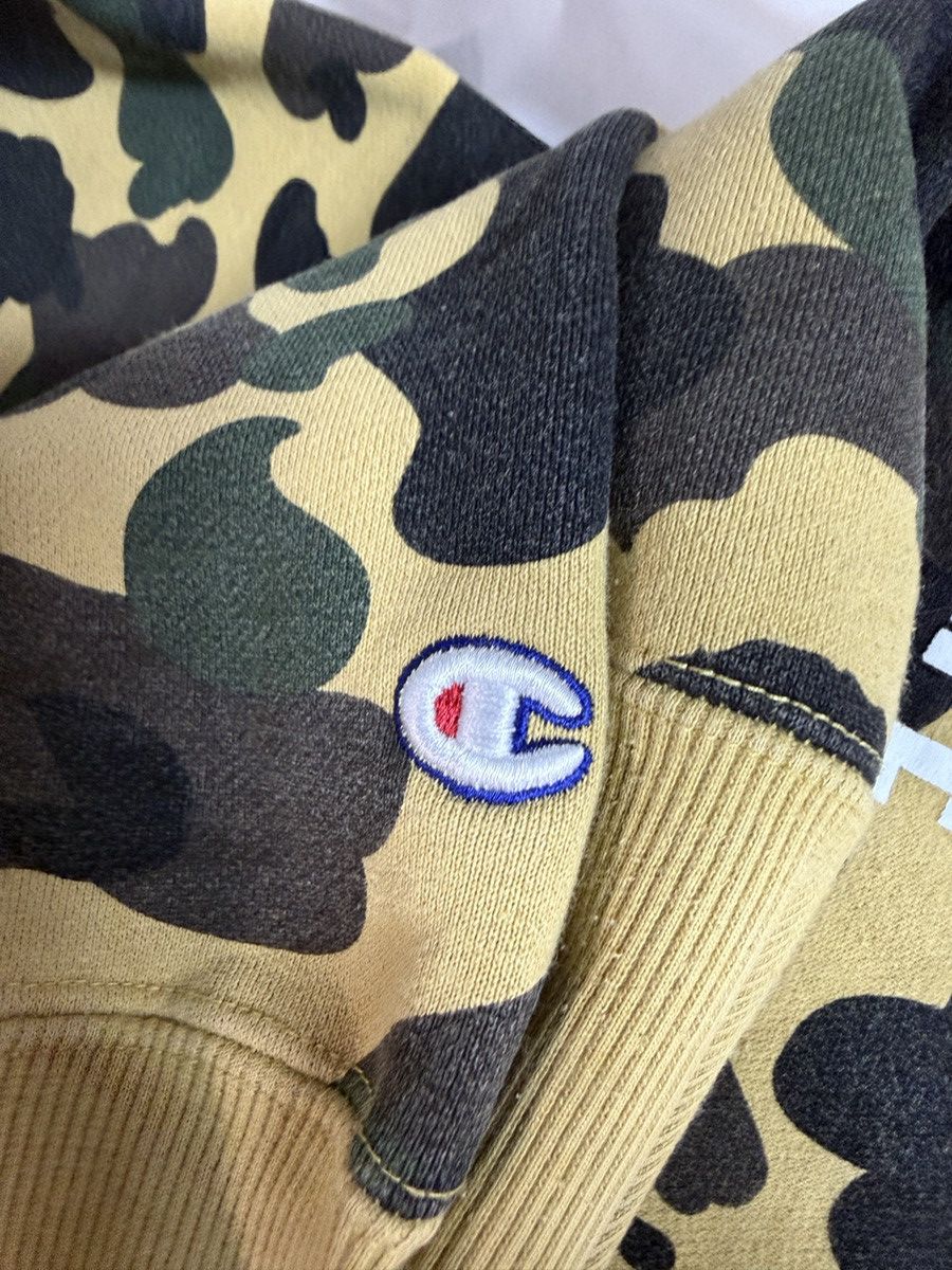Bape × Champion Bape Champion Rare Camo Sweatshirt Size US M / EU 48-50 / 2 - 14 Thumbnail