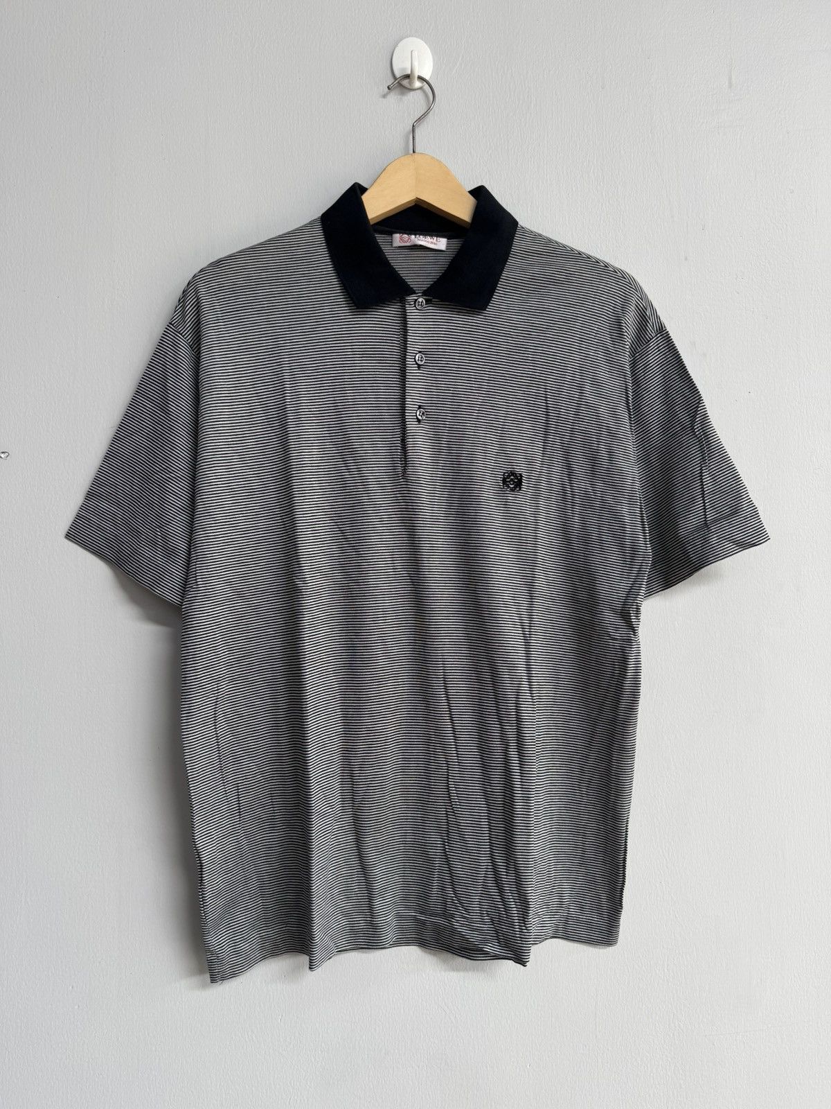 Loewe VINTAGE LOEWE STRIPED POLO SHIRT Size US M / EU 48-50 / 2 - 1 Thumbnail