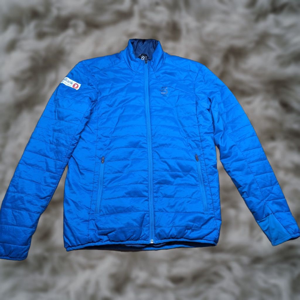 Vintage Bjorn Daehlie Mens Ski Jacket Small Blue Full Zip Hooded Puffer Skiing Winter Sporting Outdoor Size US S / EU 44-46 / 1 - 1 Thumbnail