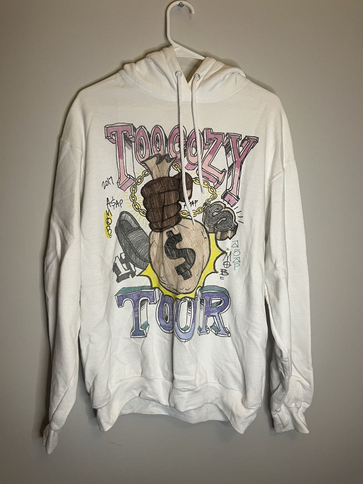 ASAP Rocky selling Too Cozy Tour Hoodie