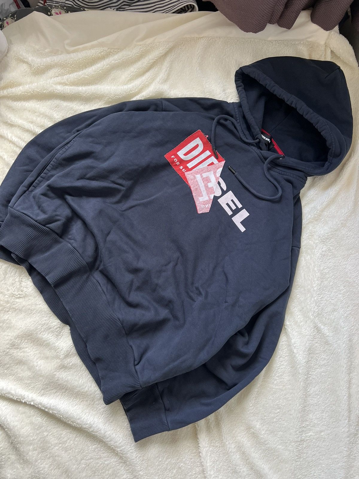 Diesel Diesel vintage avant garde hoodie distressed 90s archive Size US M / EU 48-50 / 2 - 2 Thumbnail