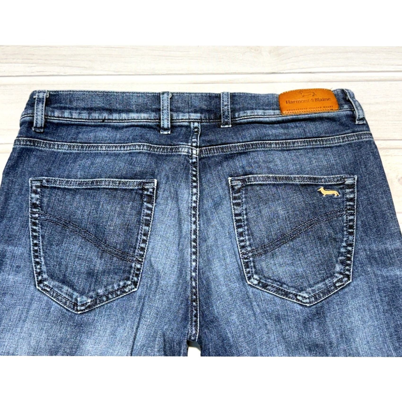 Harmont & Blaine Harmont & Blaine Jeans Mens 36 Blue Straight Leg Denim W1360 IE Made in EU Jeans Mens 36 Blue Straight Denim W1360 Size US 36 / EU 52 - 2 Thumbnail