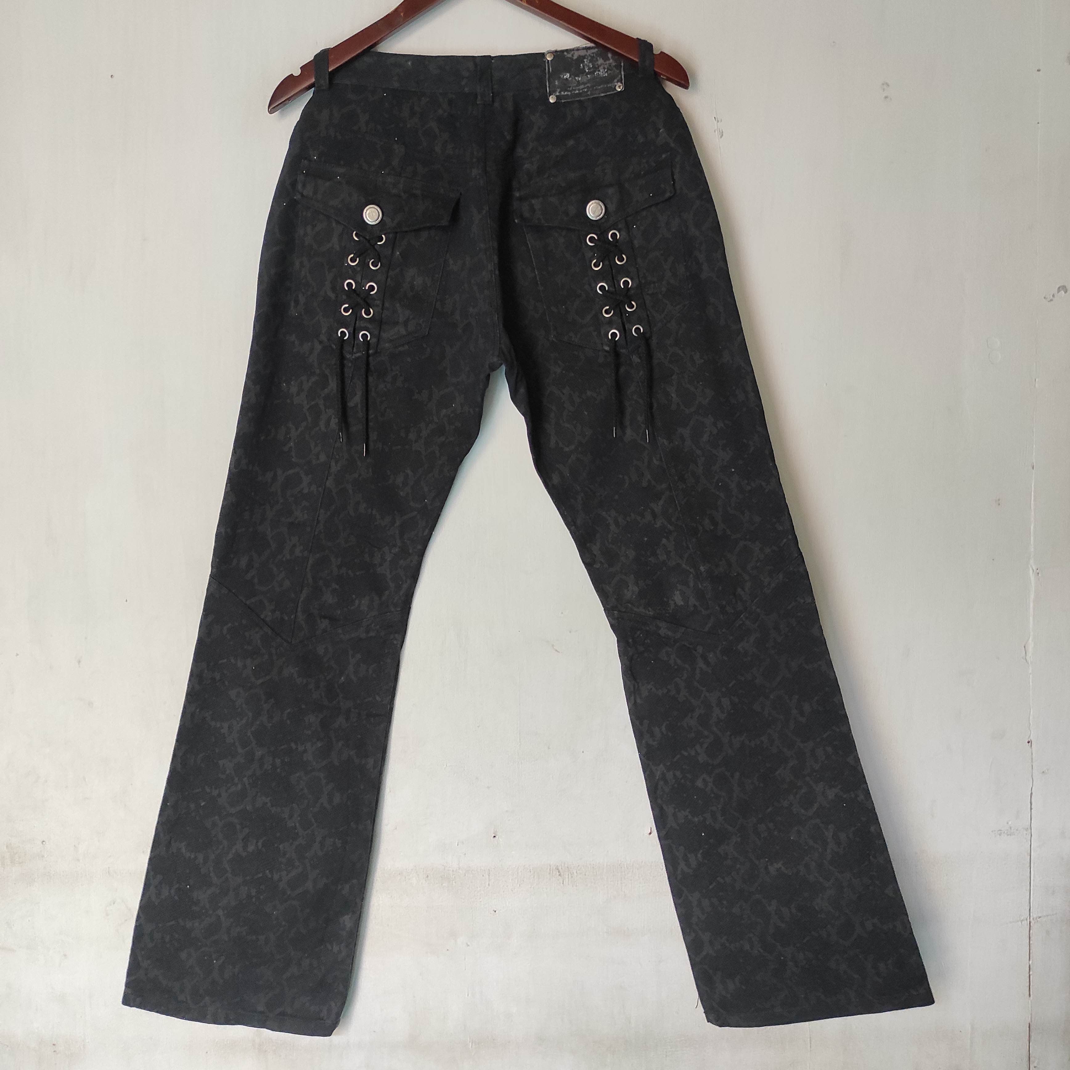 BERNINGS SHO Flare BERNINGS SHO Lace Up Bootcut Denim Jeans Size US 28 / EU 44 - 15 Thumbnail