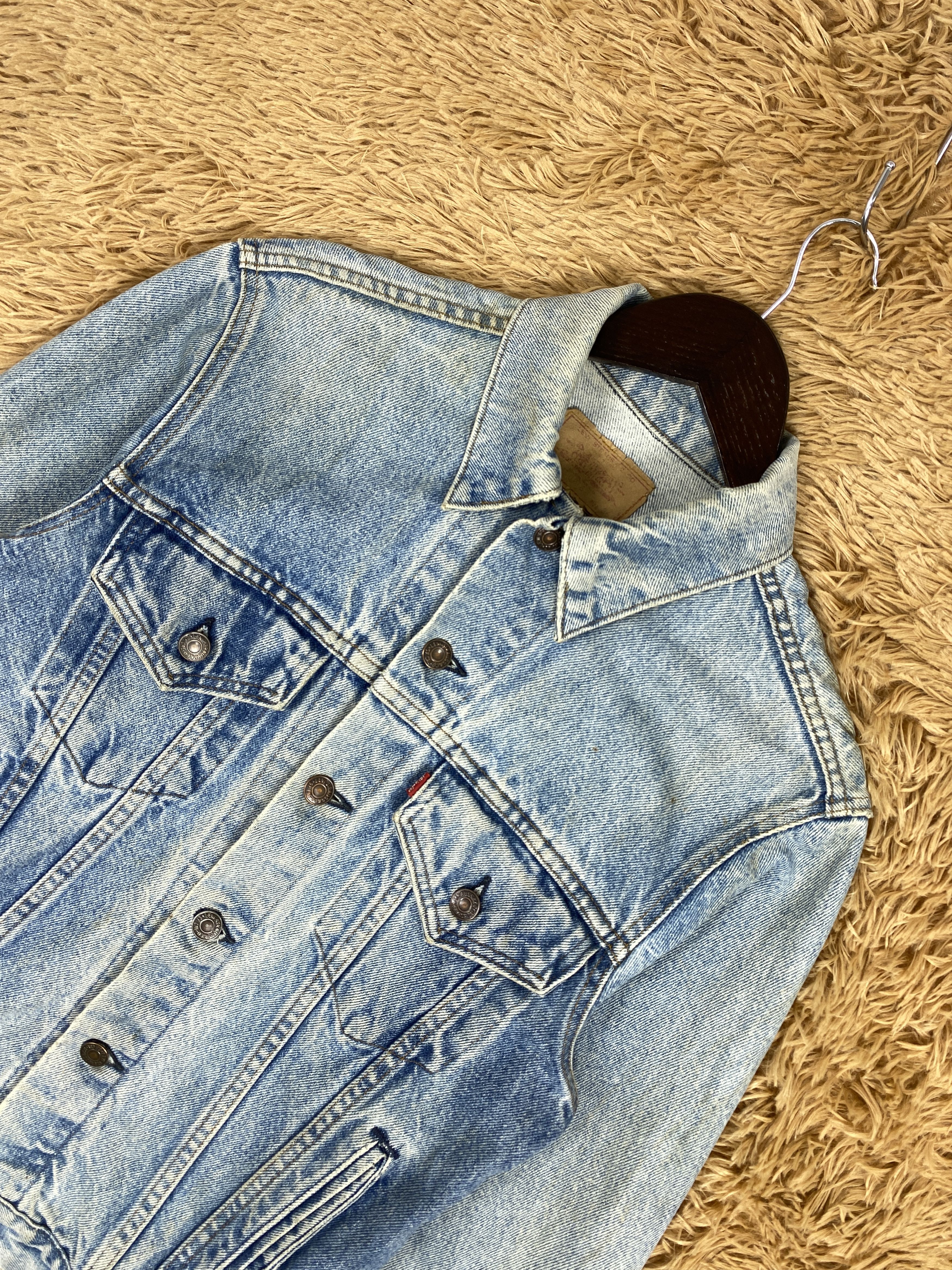 Levi's Vintage Clothing Vintage Levis Distress Faded Jeans Denim Jacket PJ2458 Size US S / EU 44-46 / 1 - 2 Thumbnail