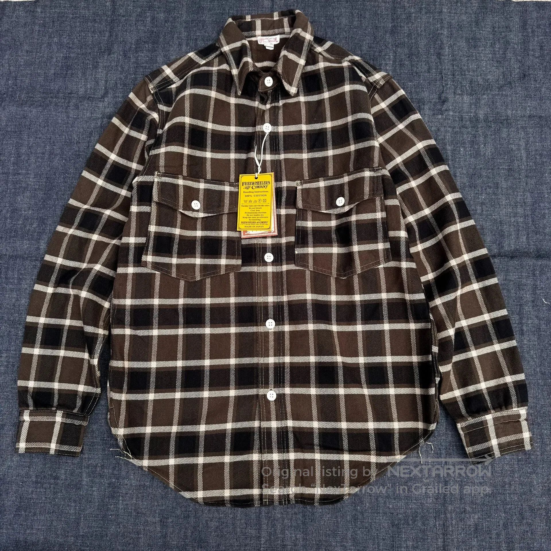Freewheelers Freewheelers 1930s Vintage Work Shirt. Size US M / EU 48-50 / 2 - 1 Thumbnail